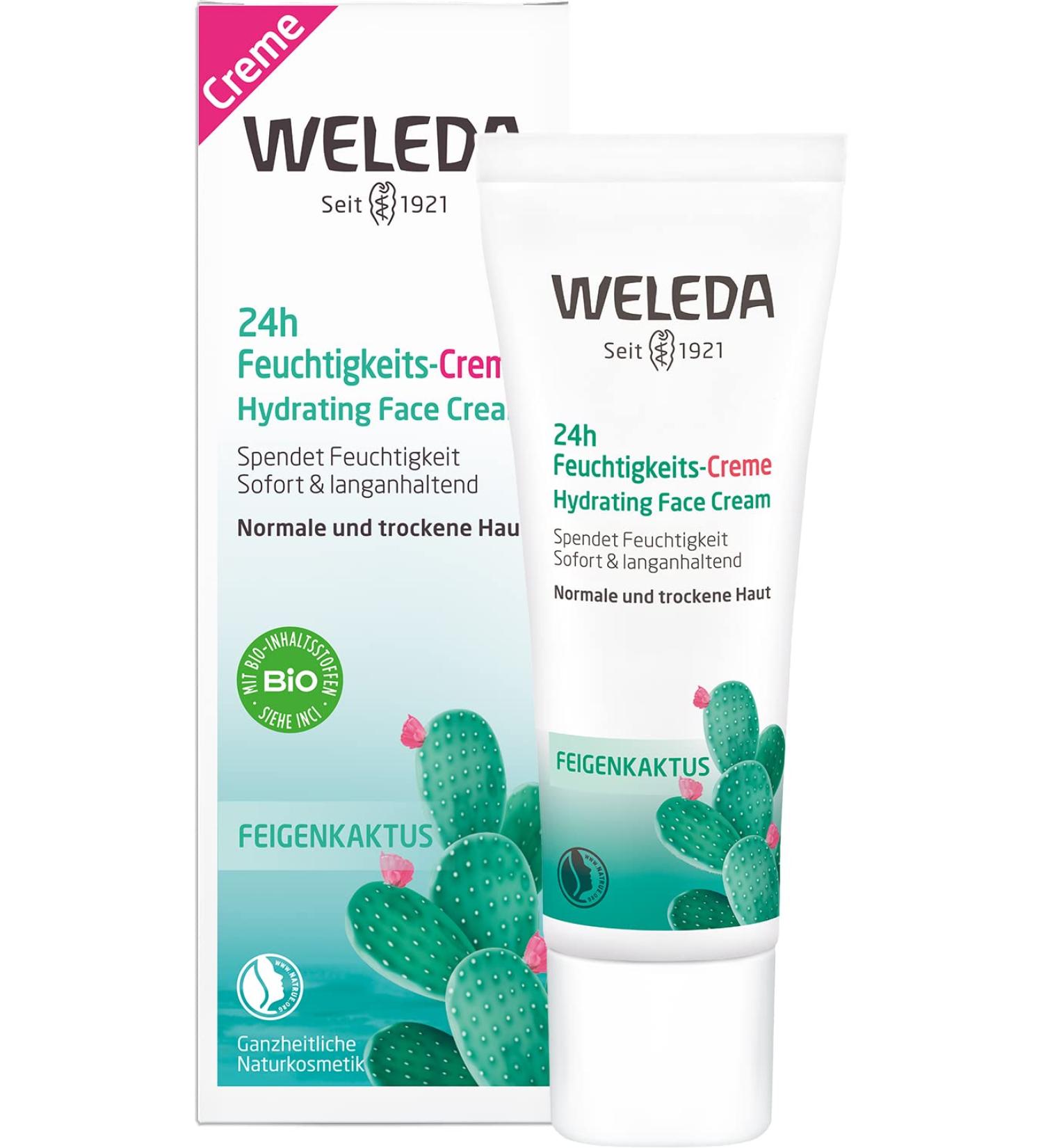 Weleda Prickly Pear Cactus 24hr Hydrating Cream 30ml - Buy Online on GoSupps.com
