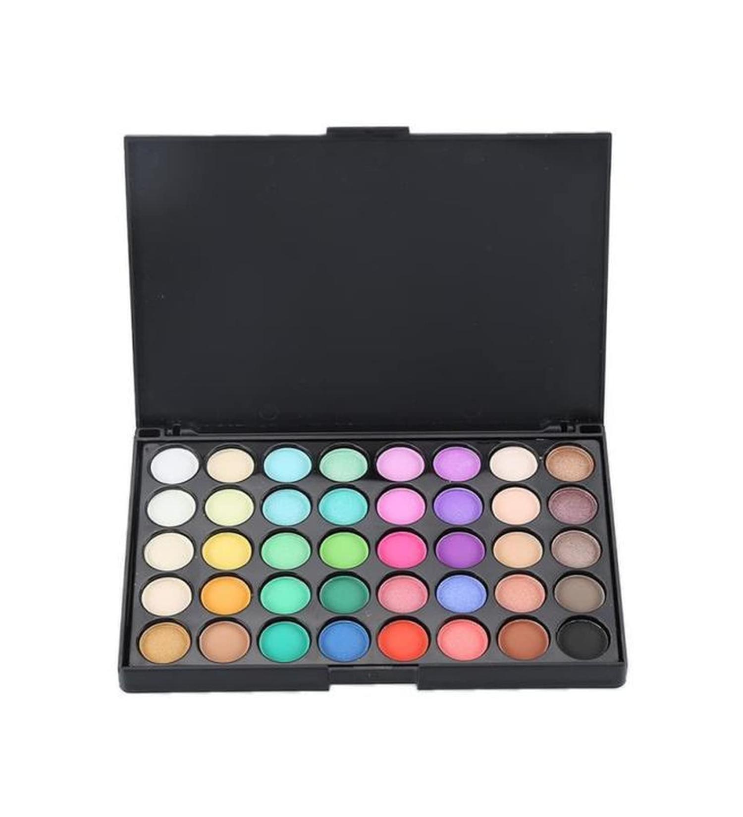 40 Colors Beauty Palette Matte Eyeshadow Glitter Eye Shadow Waterproof Long Lasting Makeup Palette Shimmer Fashion Women Beauty Eyes Eye Shadow Palette - Buy Online on GoSupps.com