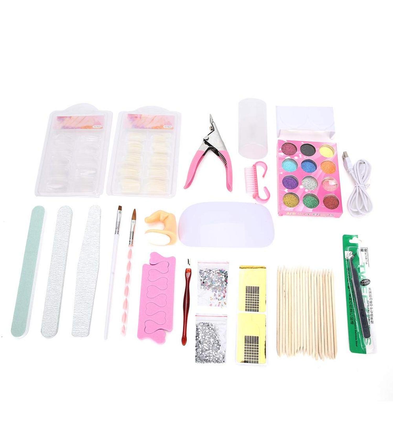 Complete Gel Nail Polish Kit - DIY Manicure Tools Accessories & UV LED Dryer for Perfect Nails - Buy Online on GoSupps.com