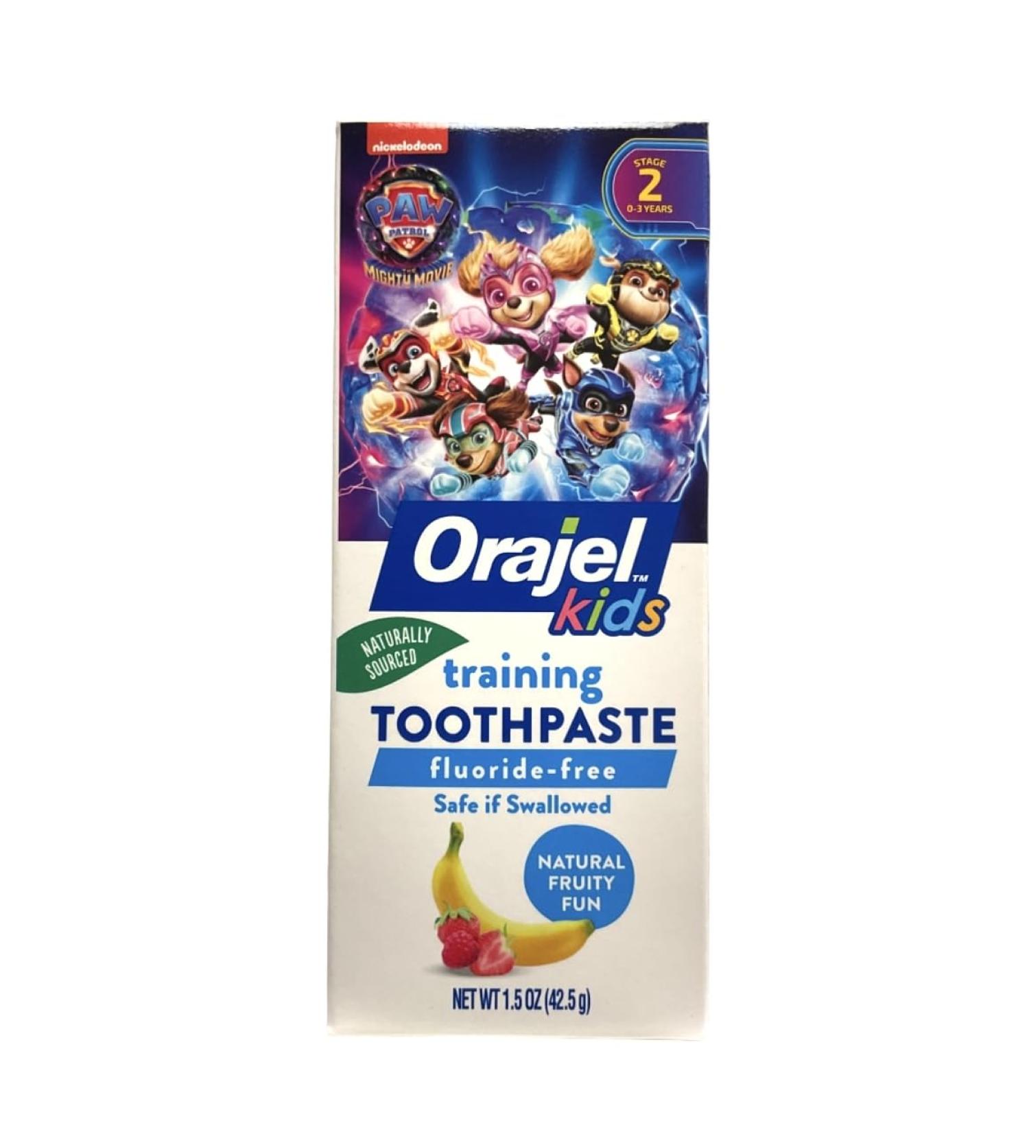 Oraje PAW Patrol Fluoride Free Toothpaste - 1.5 Oz(Pack of 2) - Buy Online on GoSupps.com