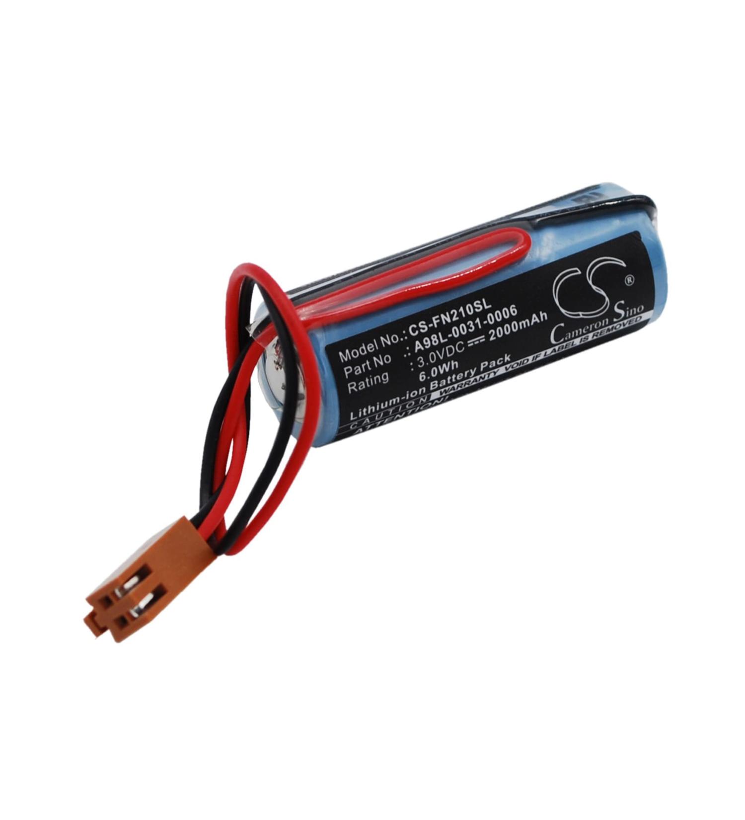 Replacement Battery for GE FANUC CNC Power Mate D/E | 2000mAh 3.0V | A06B-0168-D111 A98L-0031-0006 IC693ACC301 - International Shipping Available - Buy Online on GoSupps.com