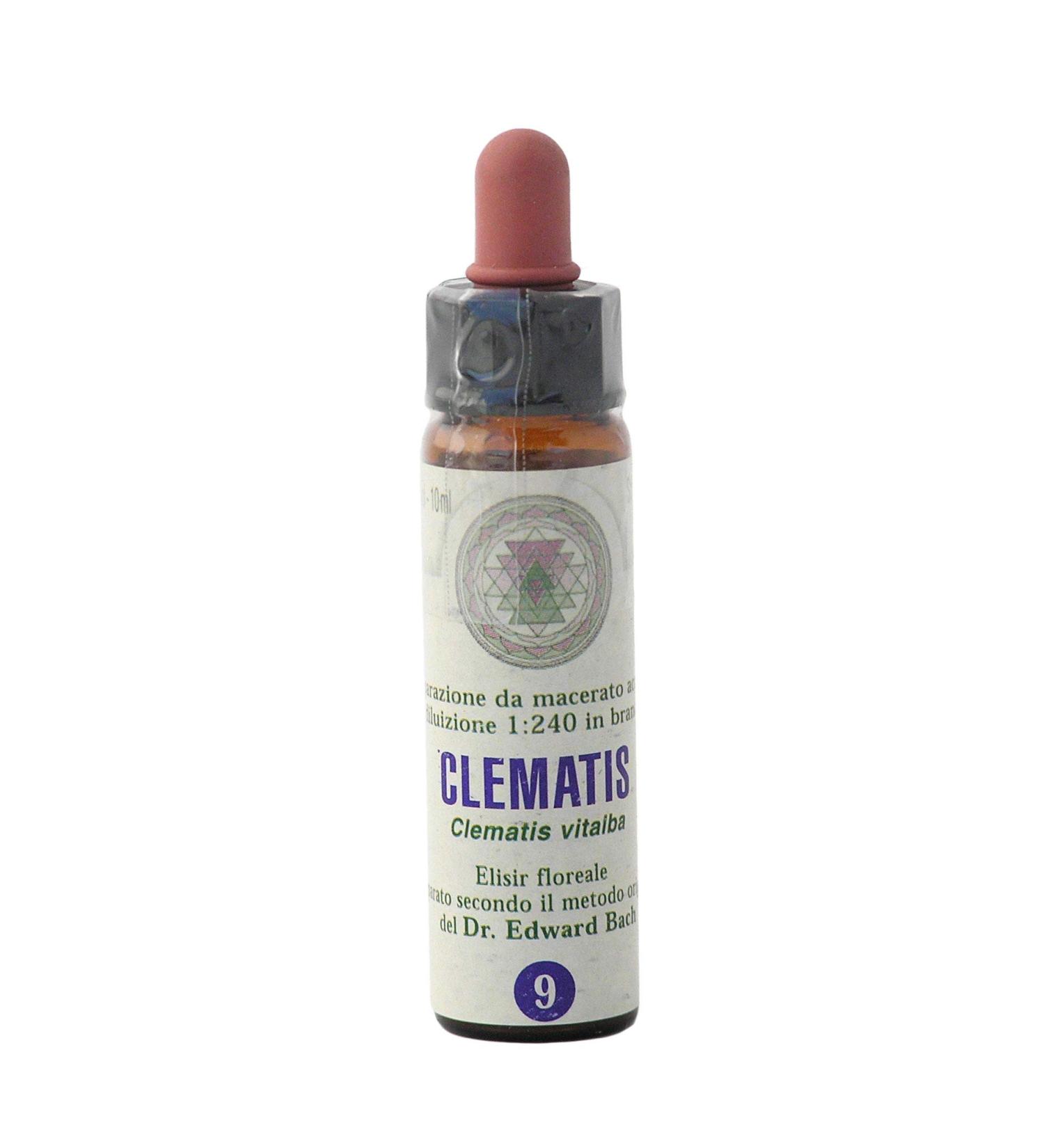 Clemantis n 9 Fleur de Bach farmaflor 1 Flacon Comtpe Gouttes 10ml - Made in Italy - Buy Online on GoSupps.com