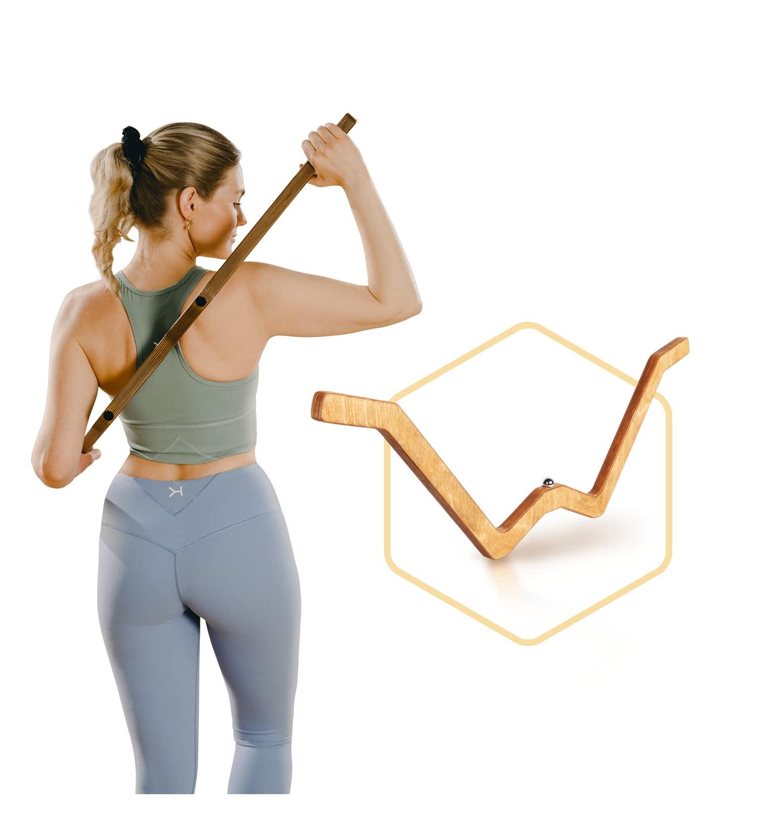 TRIGGERBOW Wooden Trigger Point Massager for Back Neck & Shoulder Relief - Optimize Pain Relief & Muscle Recovery - Buy Online on GoSupps.com