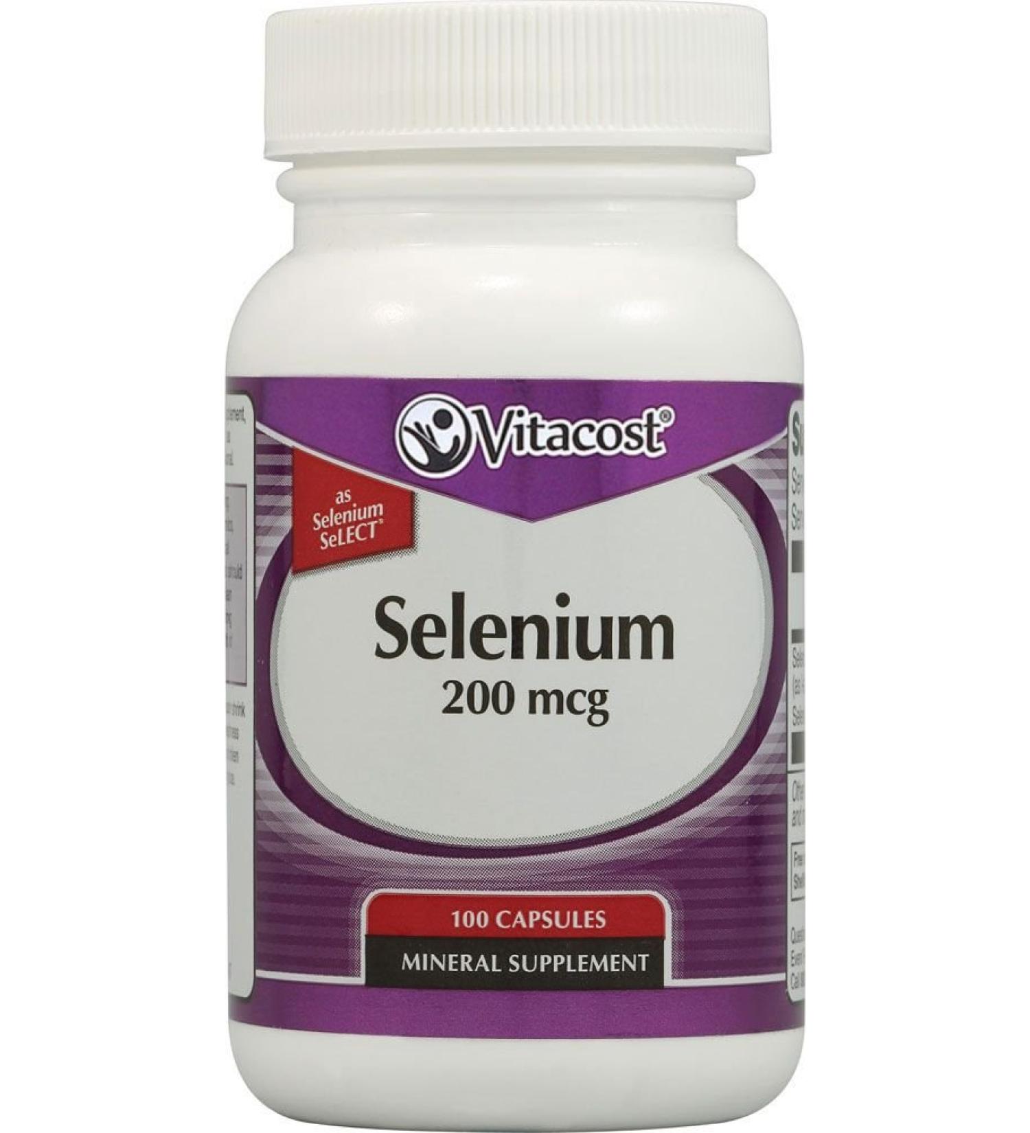 Vitacost Selenium Select - 200 mcg - 100 Capsules