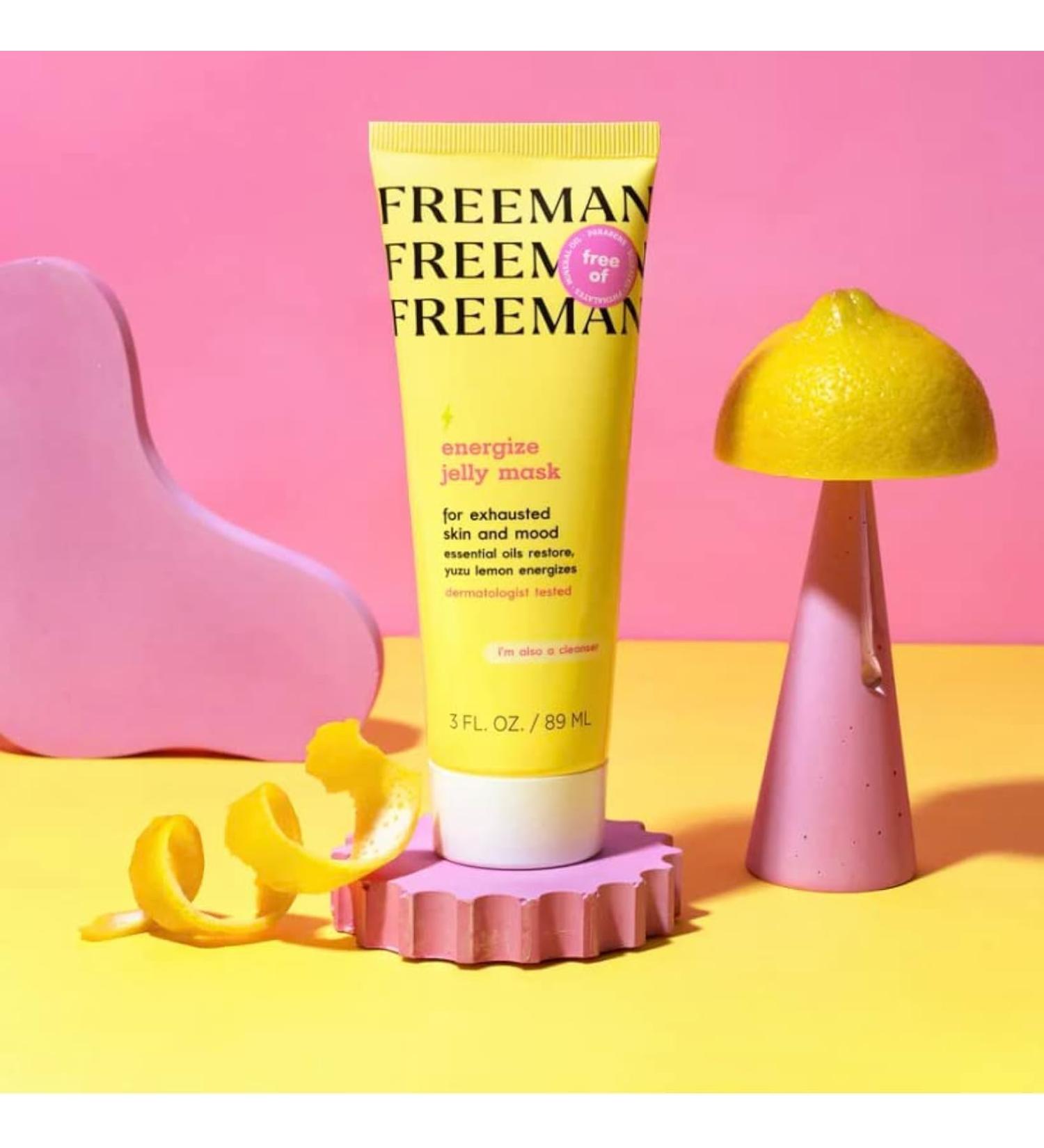 Freeman Yuzu Lemon Energize Jelly Mask - Unisex Skin Care | 3 oz - Best International Shipping - Buy Online on GoSupps.com
