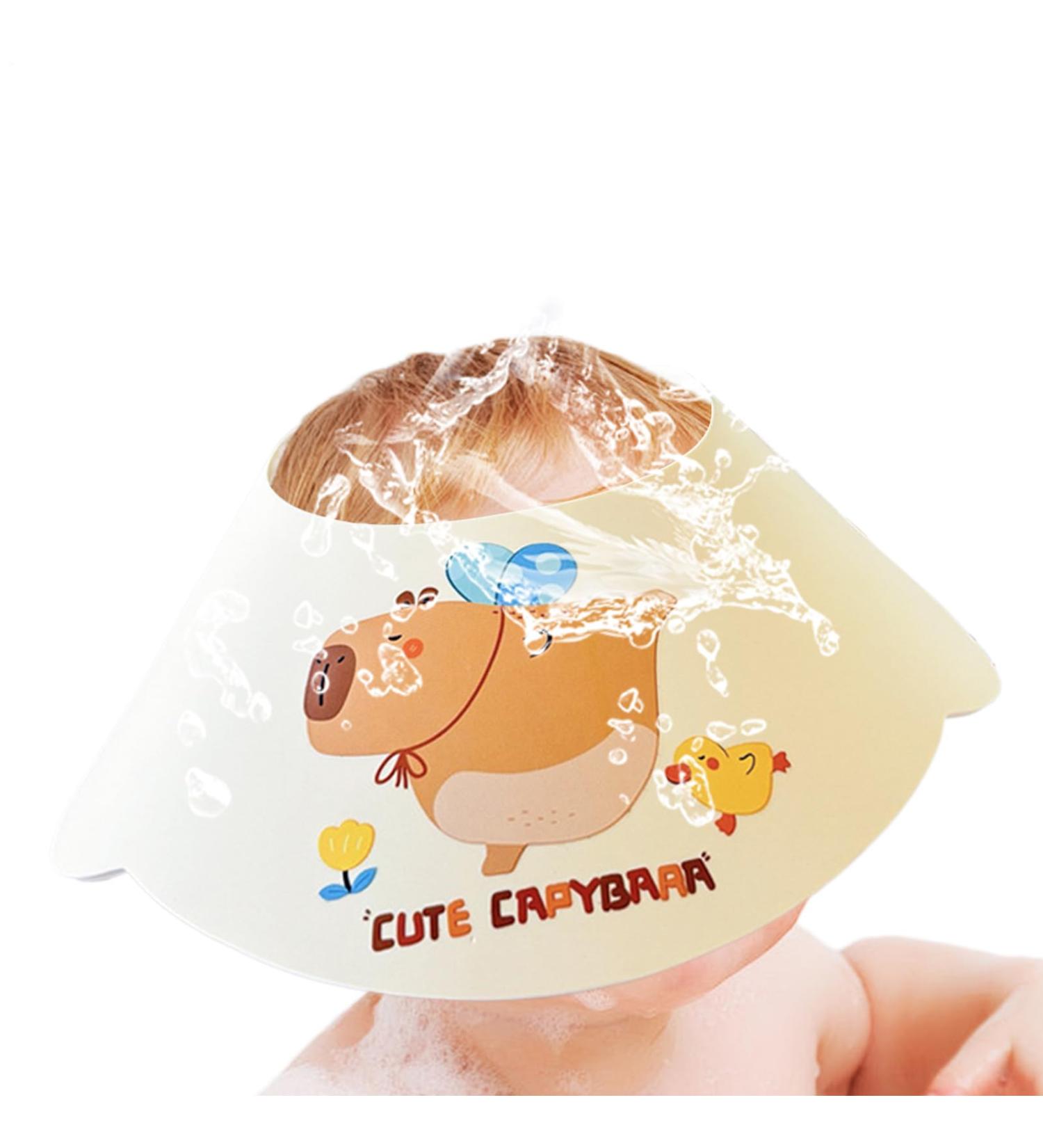 Baby Helmet Toddler Protective Hat Toddler Bump Head Protective Hat Splash Proof Baby Shampoo Cap Capybara Pattern Toddler Swim Cap with Adjustable DesignBaby Bath Shield for Eyes Nose Neck - Buy Online on GoSupps.com