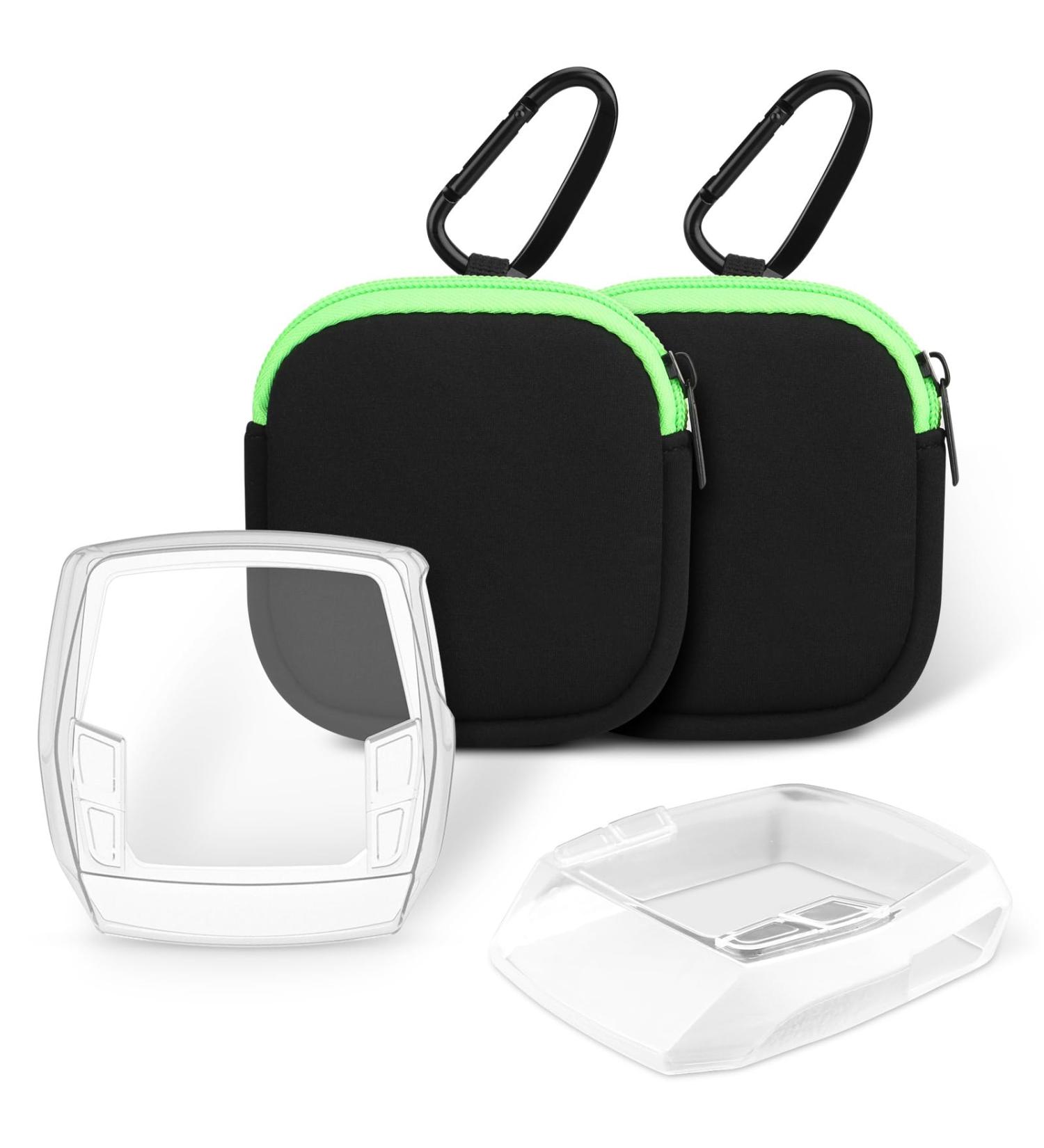 Clopae 2-Pack E-Bike Display Protection Cover for Bosch Intuvia | Transparent Protective Shell Against Stones & Water | Essential E-Bike Accessories - Green - Buy Online on GoSupps.com
