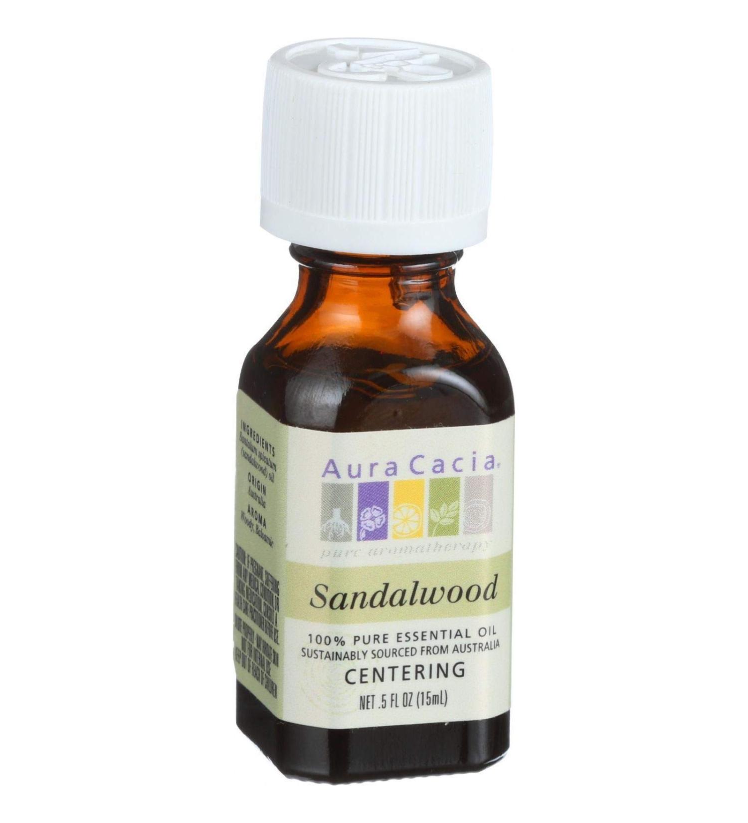 Aura Cacia Ess Oil Sandalwood 0.5 Oz