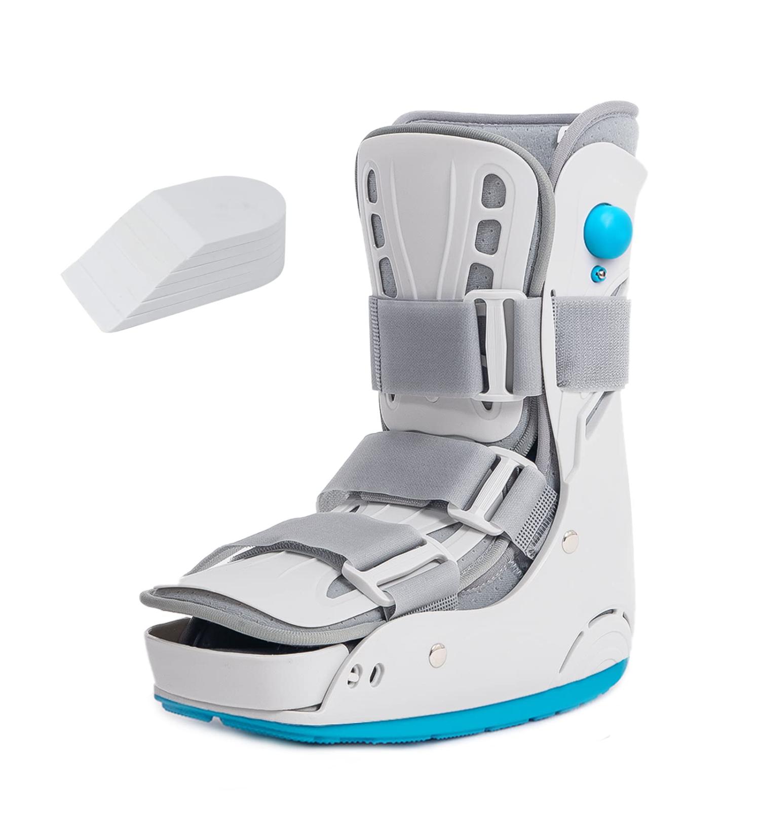 Medical Inflatable Short Walker Brace for Foot Injury Recovery - Sprained Ankle & Stress Fracture Support - Buy Online on GoSupps.com