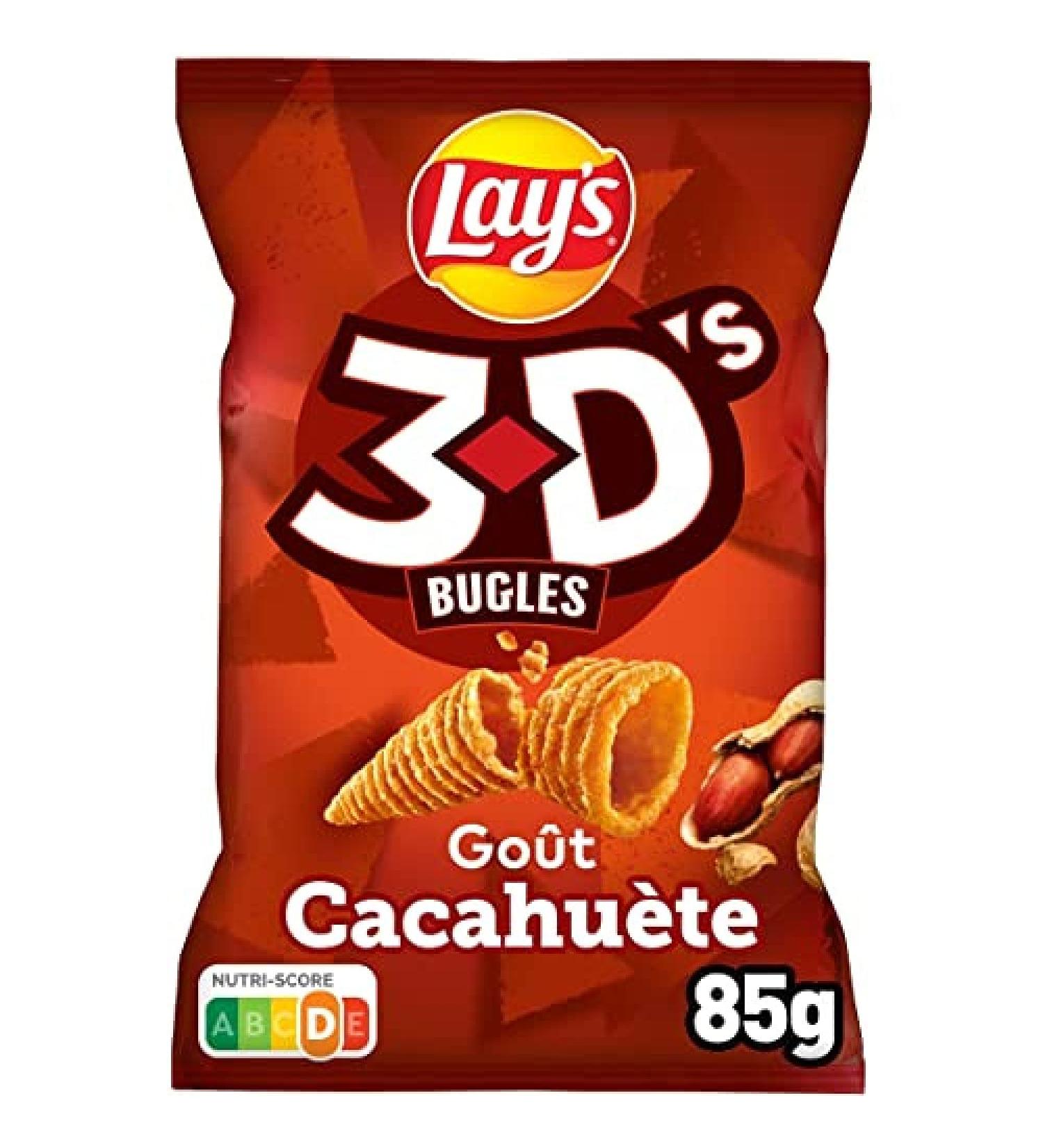 Benennuts Lay's 3D'S Bugles Peanut Taste 85g (Packaging May Vary) - Buy Online on GoSupps.com