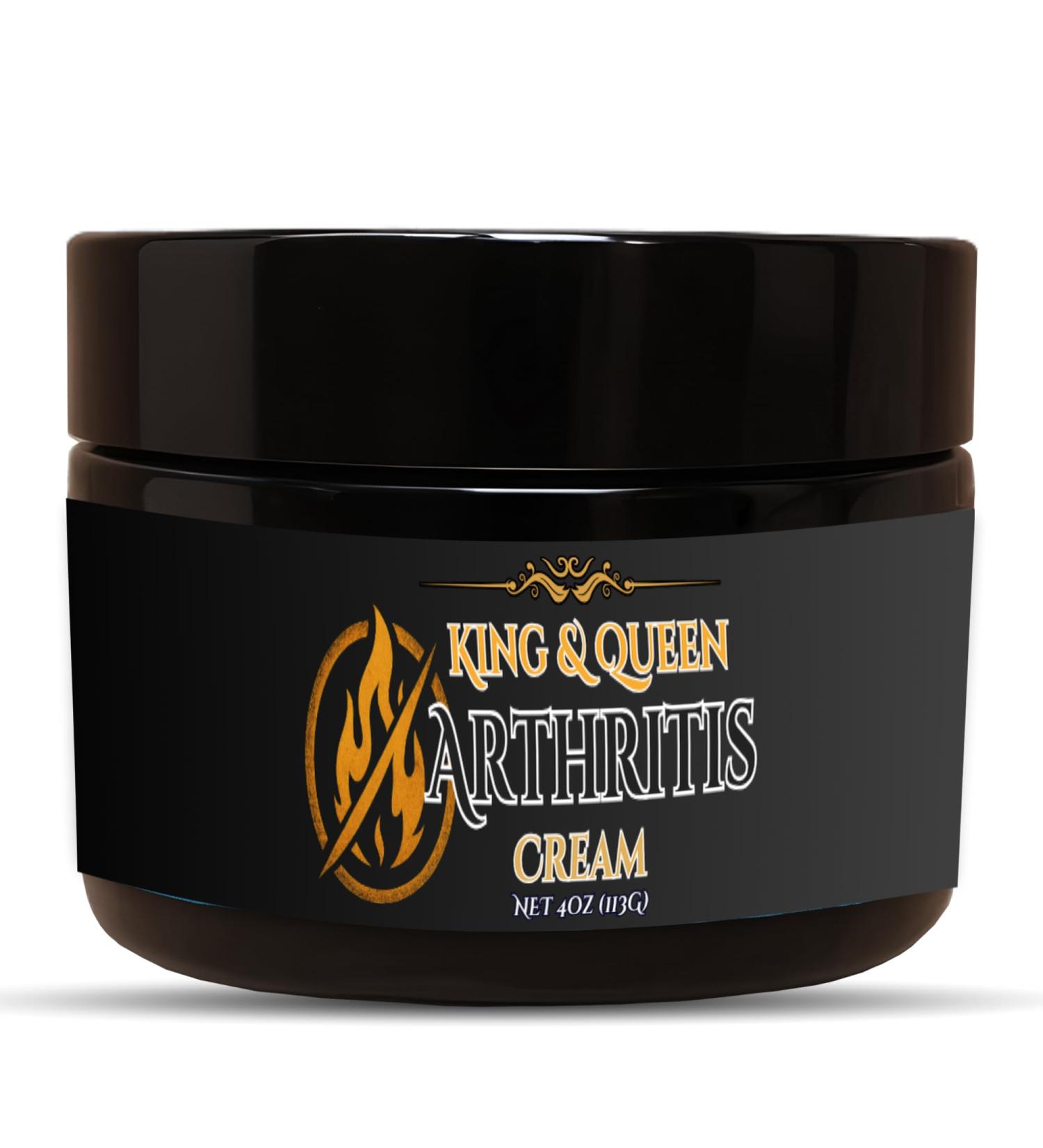 Joint Comfort Cream Mobility & Stiffness Support | Ashwagandha Rhodiola Ginseng Schisandra Magnesium | Arthritis Cream 4 oz King & Queen Wellness