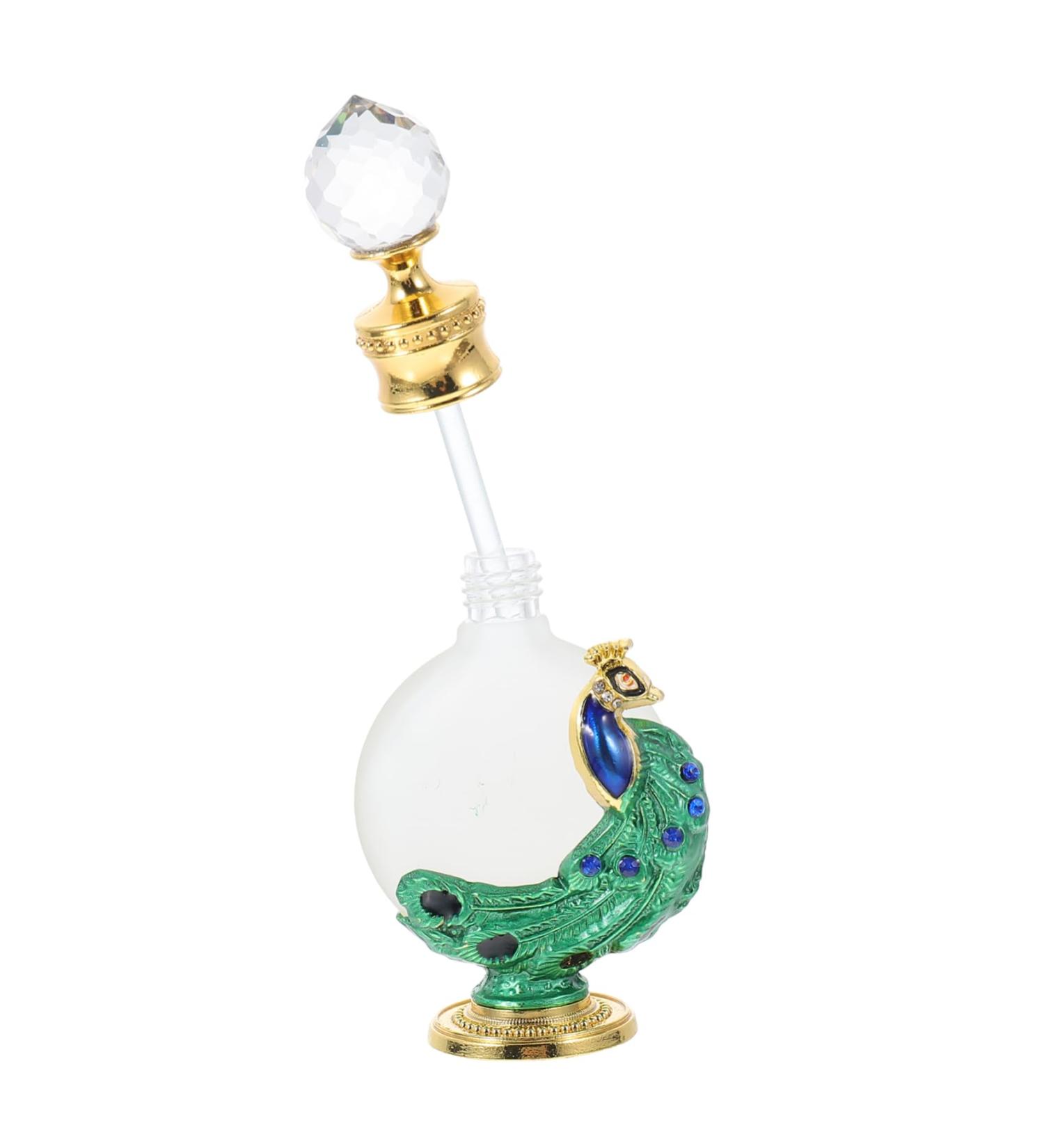minkissy Middle Eastern Perfume Bottle Oul Diffuser Diffusers for Home Glass Perfume Vial Essential Oil Accessories Glass Diffuser Travel Desktop Perfume Bottle Bedroom Perfume Bottle 10 ml Green - Buy Online on GoSupps.com