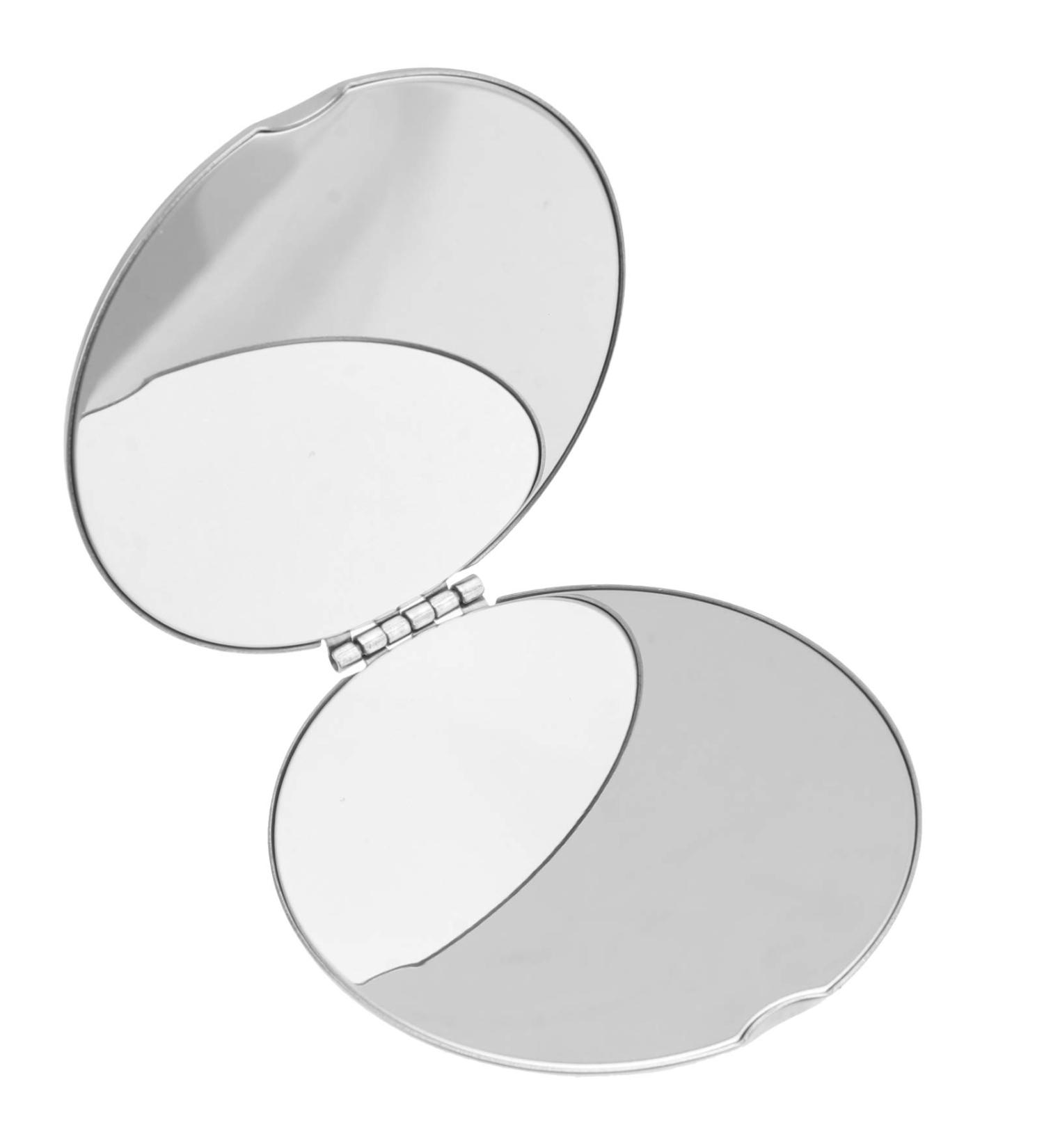 1pc Folding Vanity Mirror Compact Hand Mirror Makeup Mirror Mirror Handheld Small Foldable Mirror Pocket Makeup Mirror The Metal Travel Portable Pocket Mirror - Buy Online on GoSupps.com
