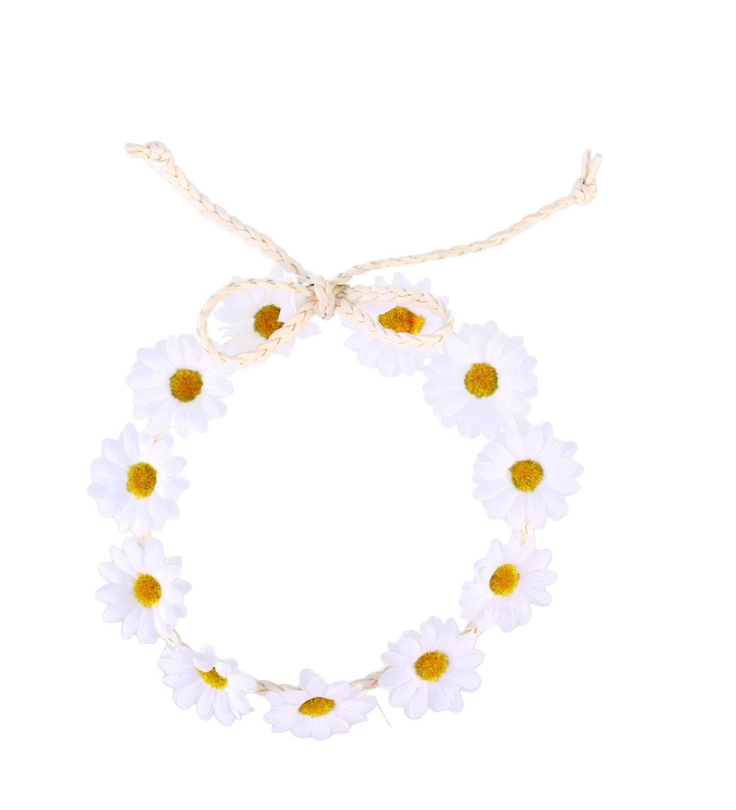 Frcolor Sunflower Crown Headband | Daisy Flower Wreath Bridal Headpiece for Festivals & Weddings - Shop Now! - Buy Online on GoSupps.com