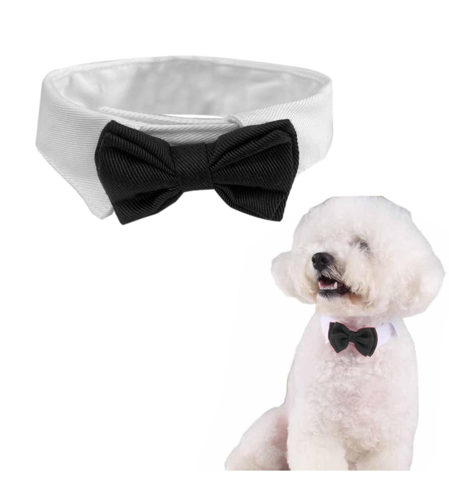 Buy SUNTRADE Adjustable Formal Pet Bow Tie for Dogs & Cats - Wedding Costume (L Black) - International Shipping Available - Buy Online on GoSupps.com
