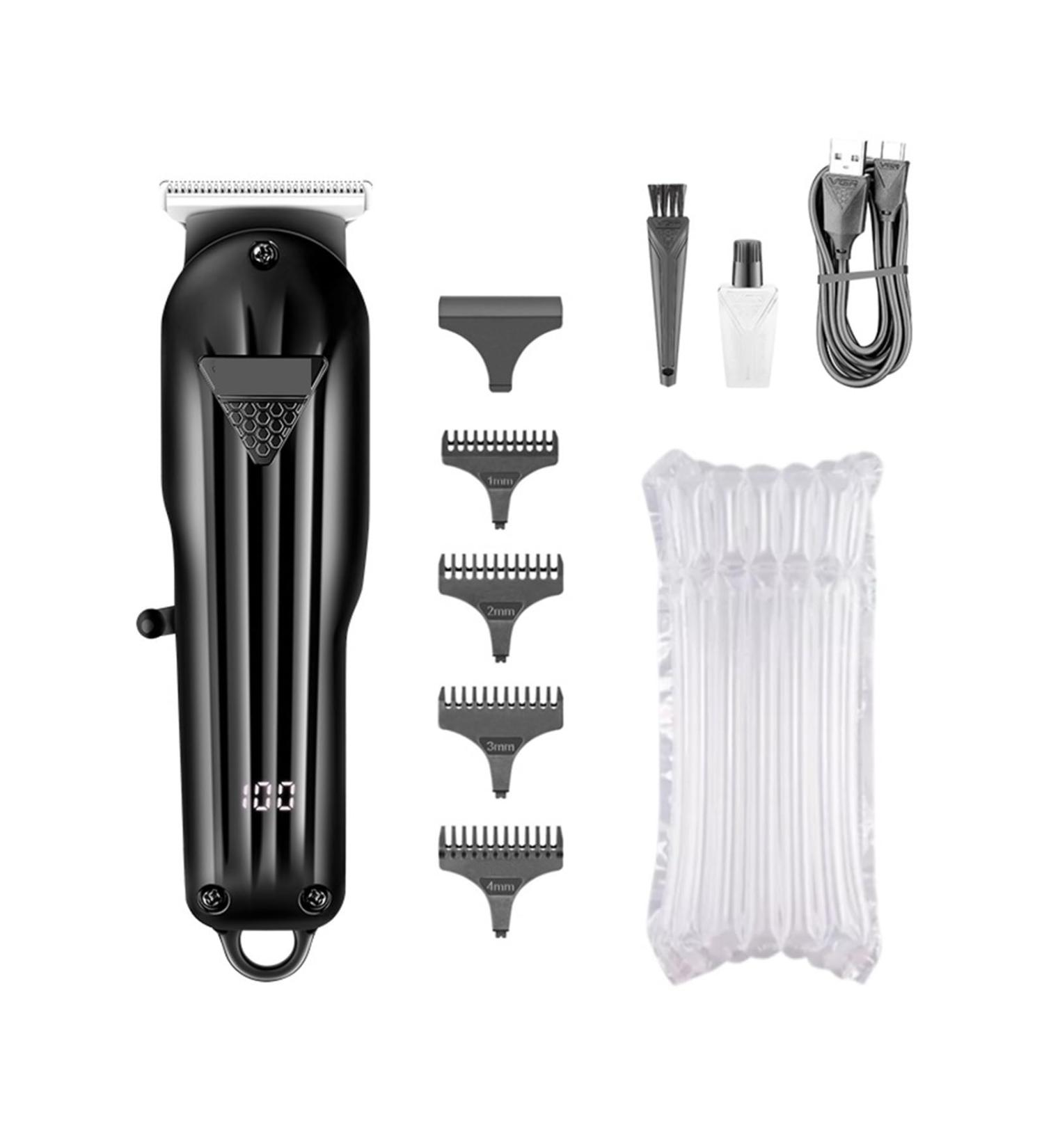 V-982 Digital Display Professional Hair Clipper - Oil Head Electric Razor for Men | Salon & Home Use - Buy Online on GoSupps.com