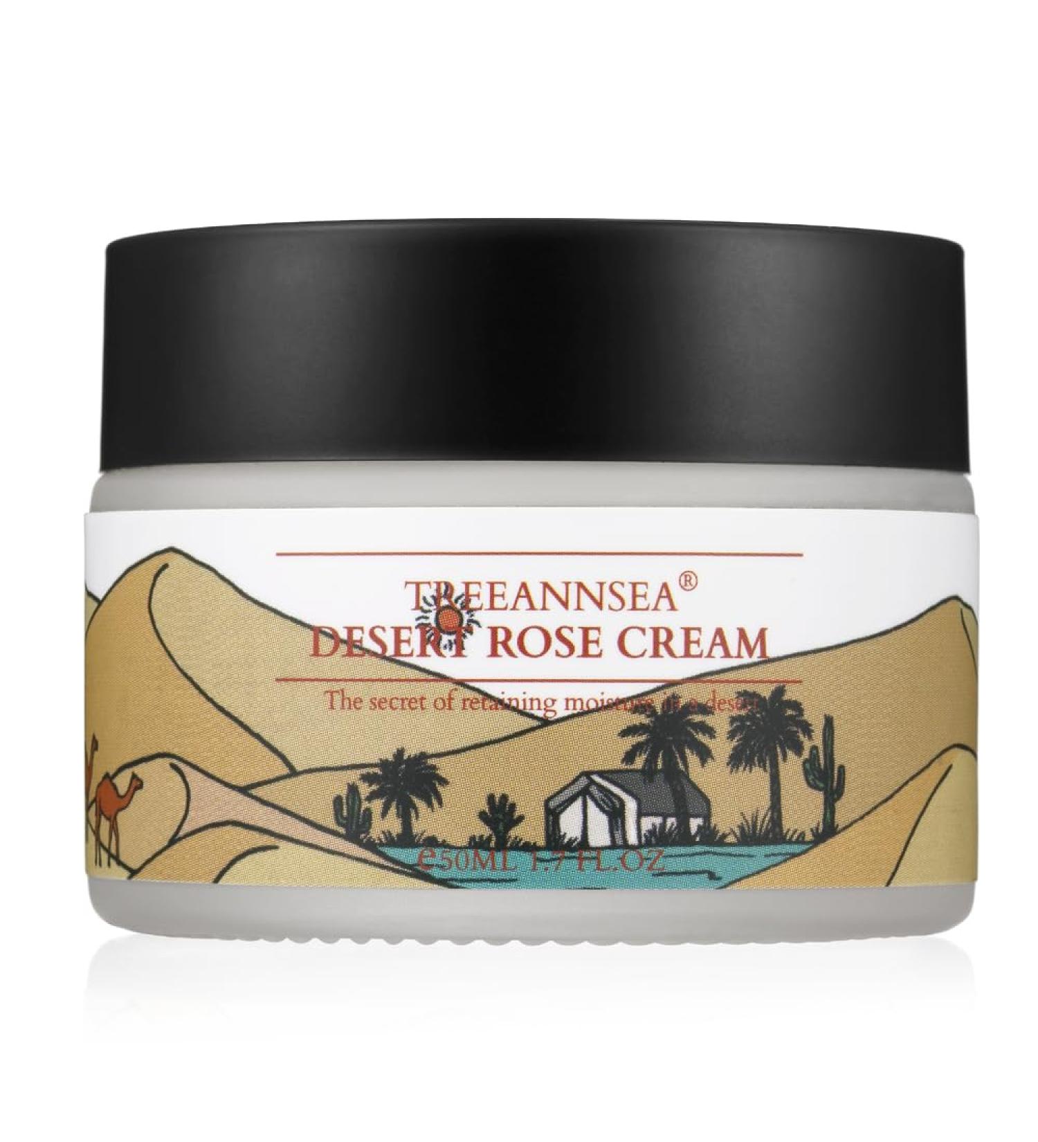 Desert Rose Cream 1.76 Fl.Oz - Daily Repair Face Moisturizer for Dry & Sensitive Skin | Acne-Prone Paraben-Free & Cruelty-Free Korean Skincare - Buy Online on GoSupps.com