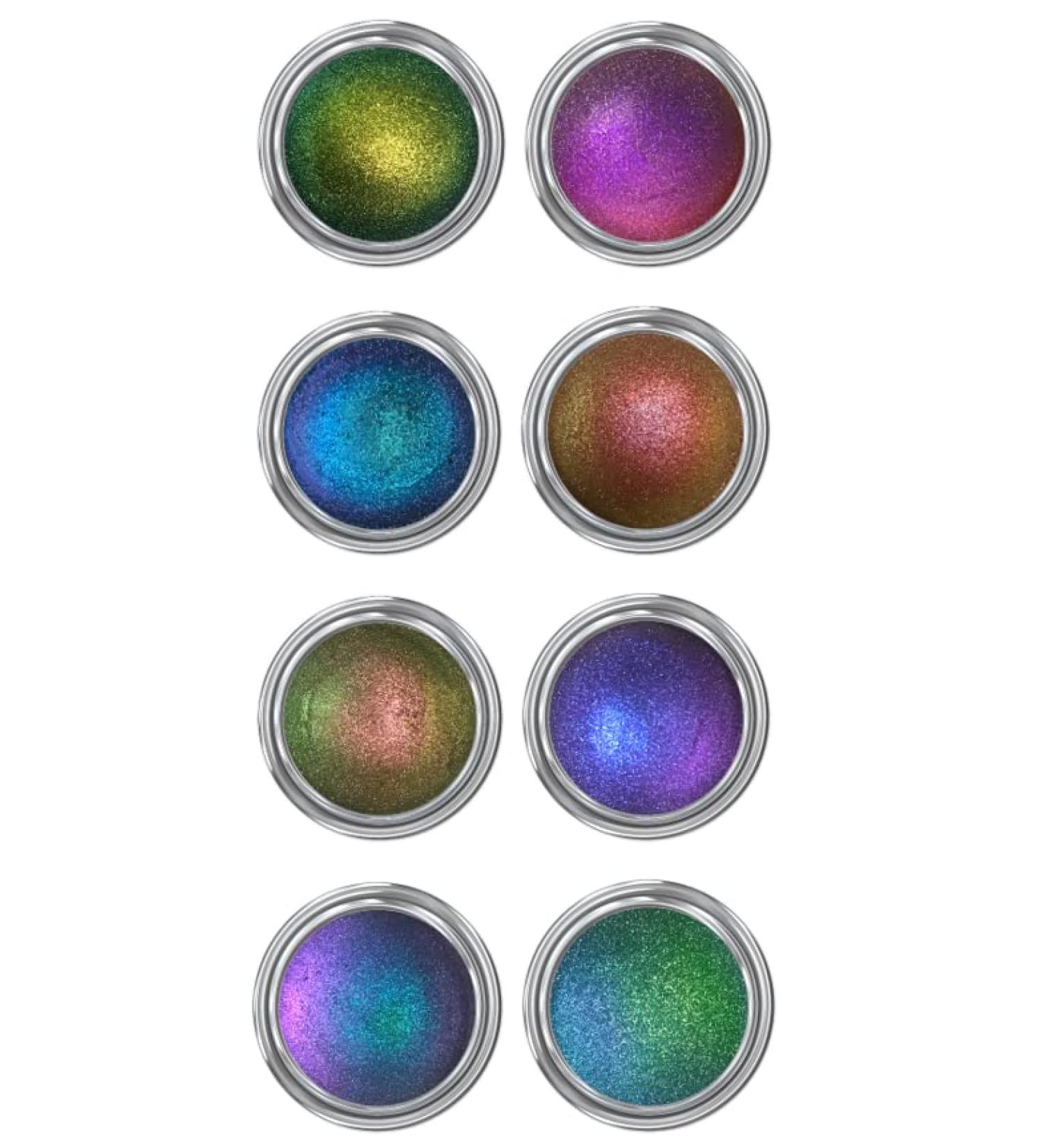 Concrete Minerals MultiChrome Eyeshadow - Intense Color Shifting - 100% Vegan & Cruelty Free - Handmade in USA - 2.4g Loose Mineral Powder (Sample Bundle) - Buy Online on GoSupps.com