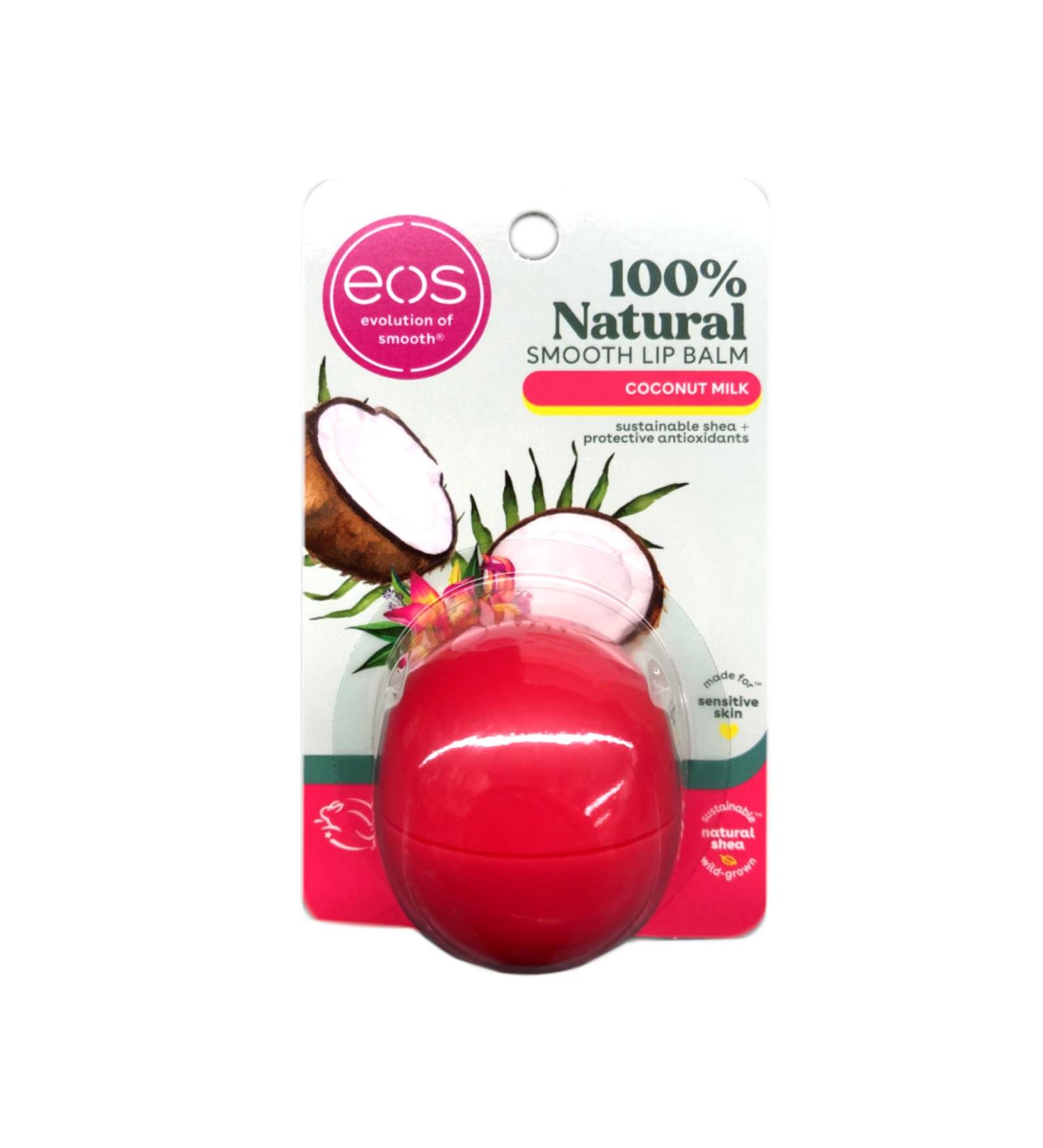 EOS Super Soft Shea Lip Balm Coconut Milk 0.25 oz (Pack of 2) - Buy Online on GoSupps.com