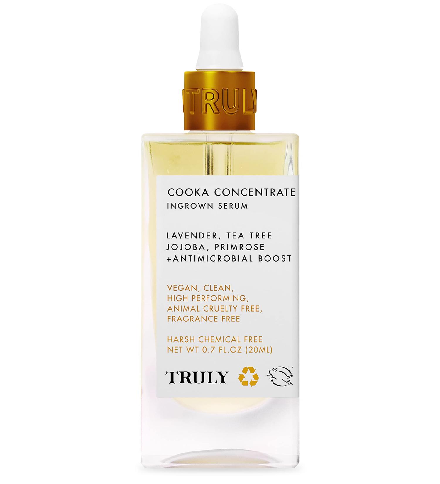Truly Beauty Cooka Concentrate Ingrown Hair Serum - The Ultimate Razor Bump & Ingrown Hair Treatment for Bikini Area - 0.7 oz - Buy Online on GoSupps.com