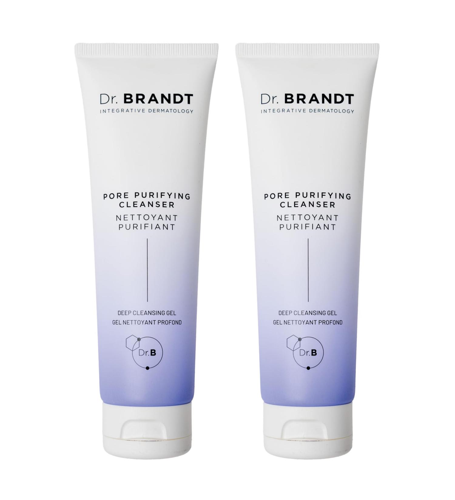 Dr. Brandt Pores No More Pore Purifying Cleanser - Non-Drying Gel - Helps to Minimize the Appearance of Pores & Dissolves Impurities - 3.5 fl oz Pack of 2 - Buy Online on GoSupps.com