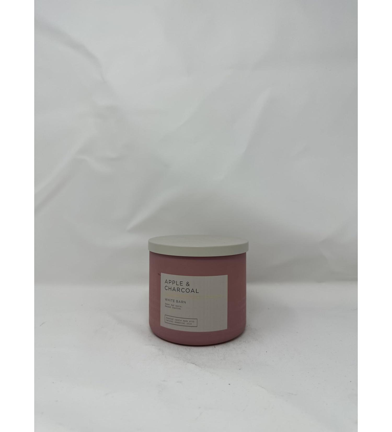 A & Charcoal 3 Wick Candle 14.5 oz / 411 g Made with Natural Essential Oil