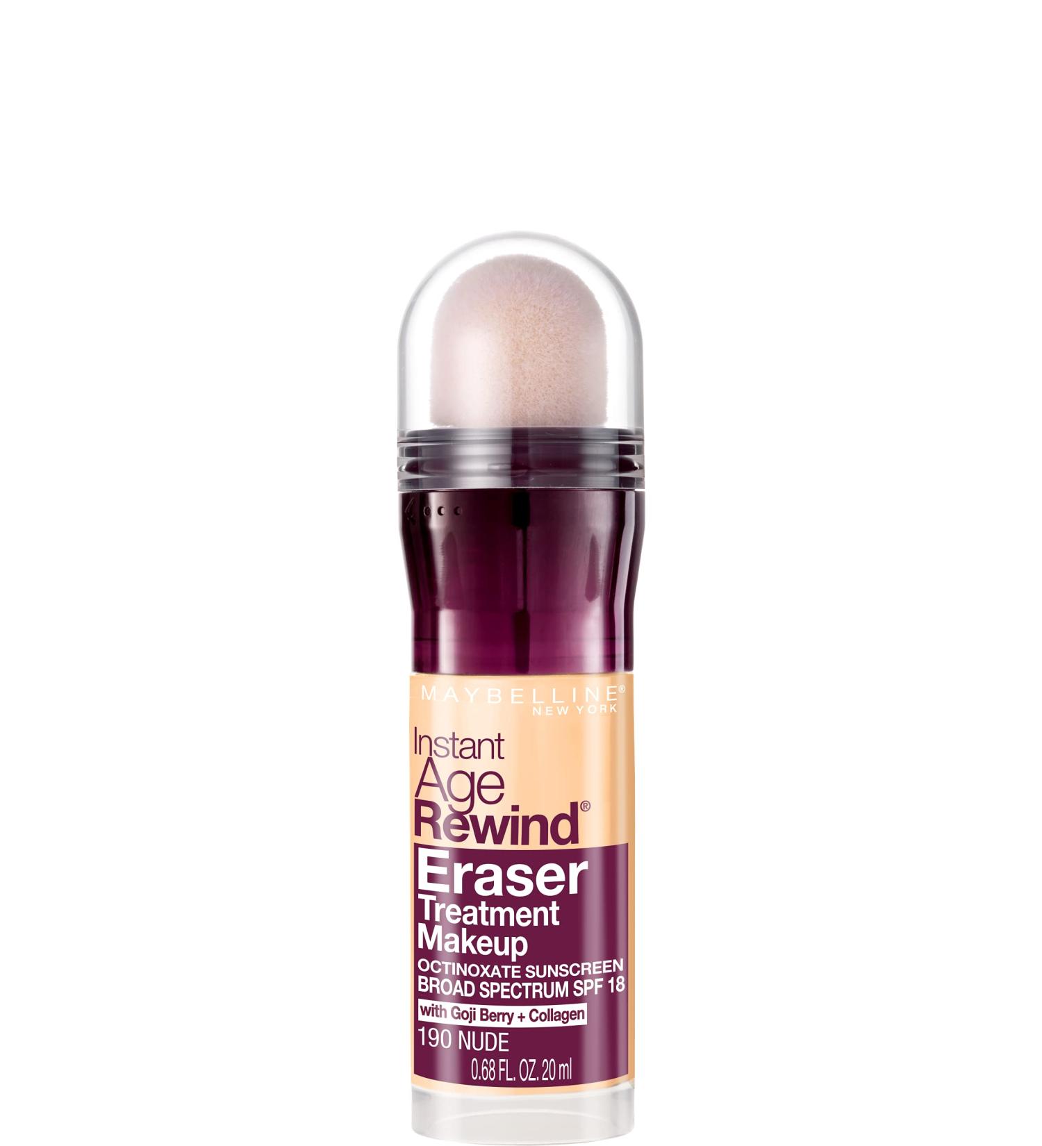 Maybelline Instant Age Rewind Eraser Treatment Makeup 190 Nude | 0.68 fl oz | Anti-Aging Concealer - Buy Online on GoSupps.com