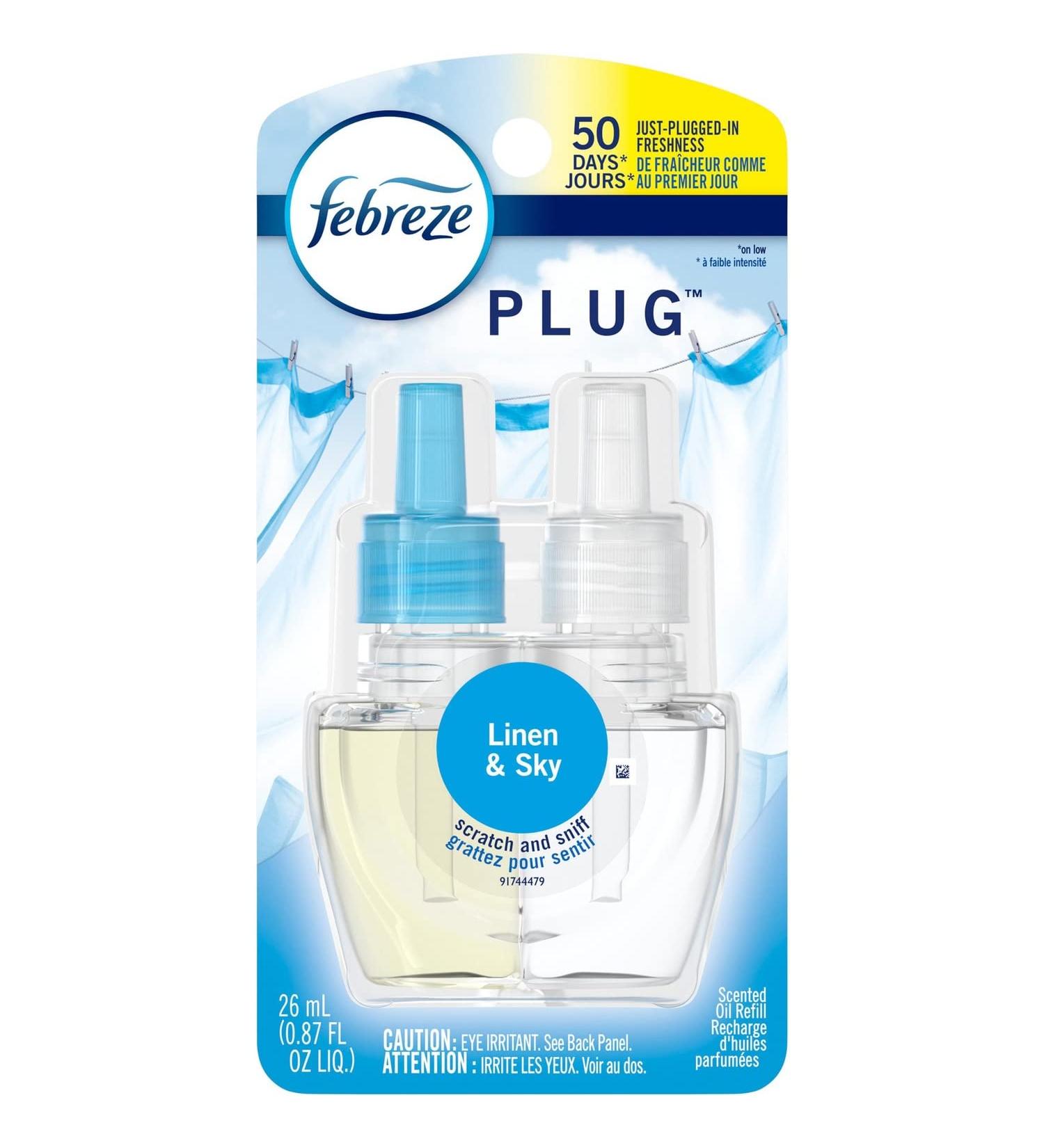 Buy Febreze 74901 Plug Air Freshener Refills - Linen & Sky Scent - 0.87 Oz 6/Carton | International Shipping Available - Buy Online on GoSupps.com