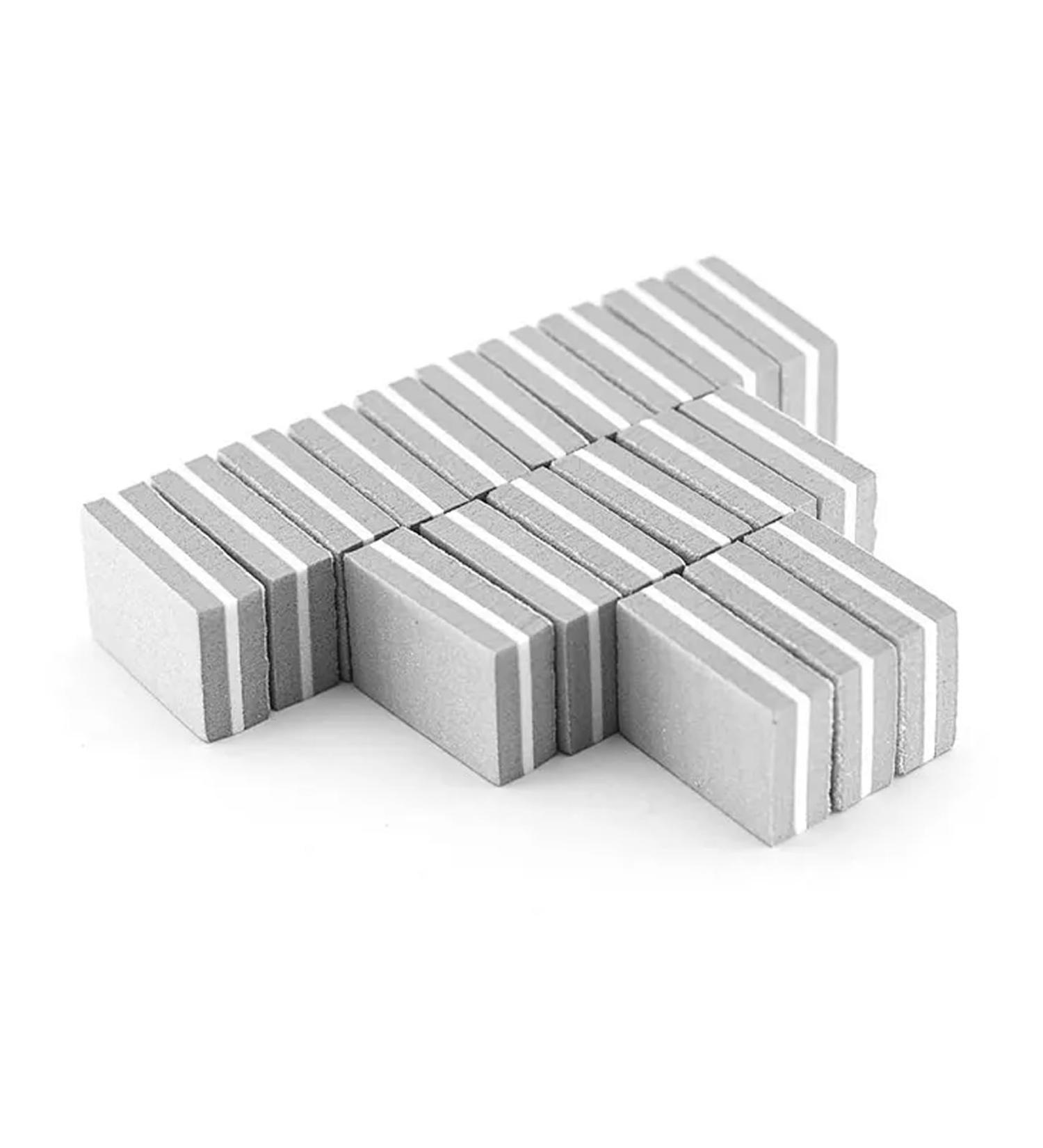 BOULTON Mini Nail Buffer Pack of 50 | 100/180 Grit Nail Buffer Blocks Sanding Block for Natural Gel & Acrylic Nails | Nail Buffers Buffing Block for Home & Salon | Nail Buffer Block (Pink) - Buy Online on GoSupps.com