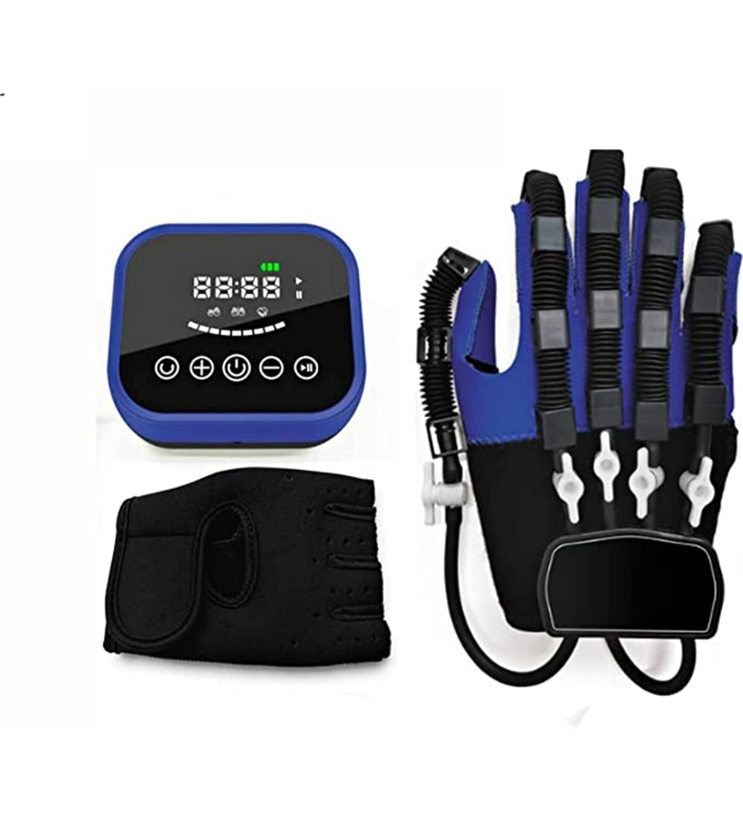 Rehabilitation Robot Pneumatic Gloves Finger Rehabilitation Gloves for Stroke Hemiplegia Patients Finger Straightening Brace Guard for Hand Dysfunction Left Hand XL left hand XL - Buy Online on GoSupps.com