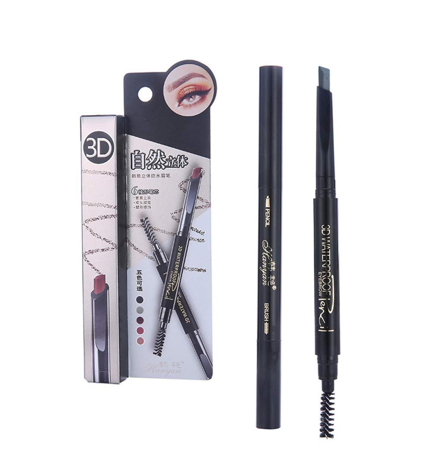 Clest F&H Auto Rotating Eyebrow Pencil Easy to Color Longwearing Eyebrow Pencil-Grey - Buy Online on GoSupps.com