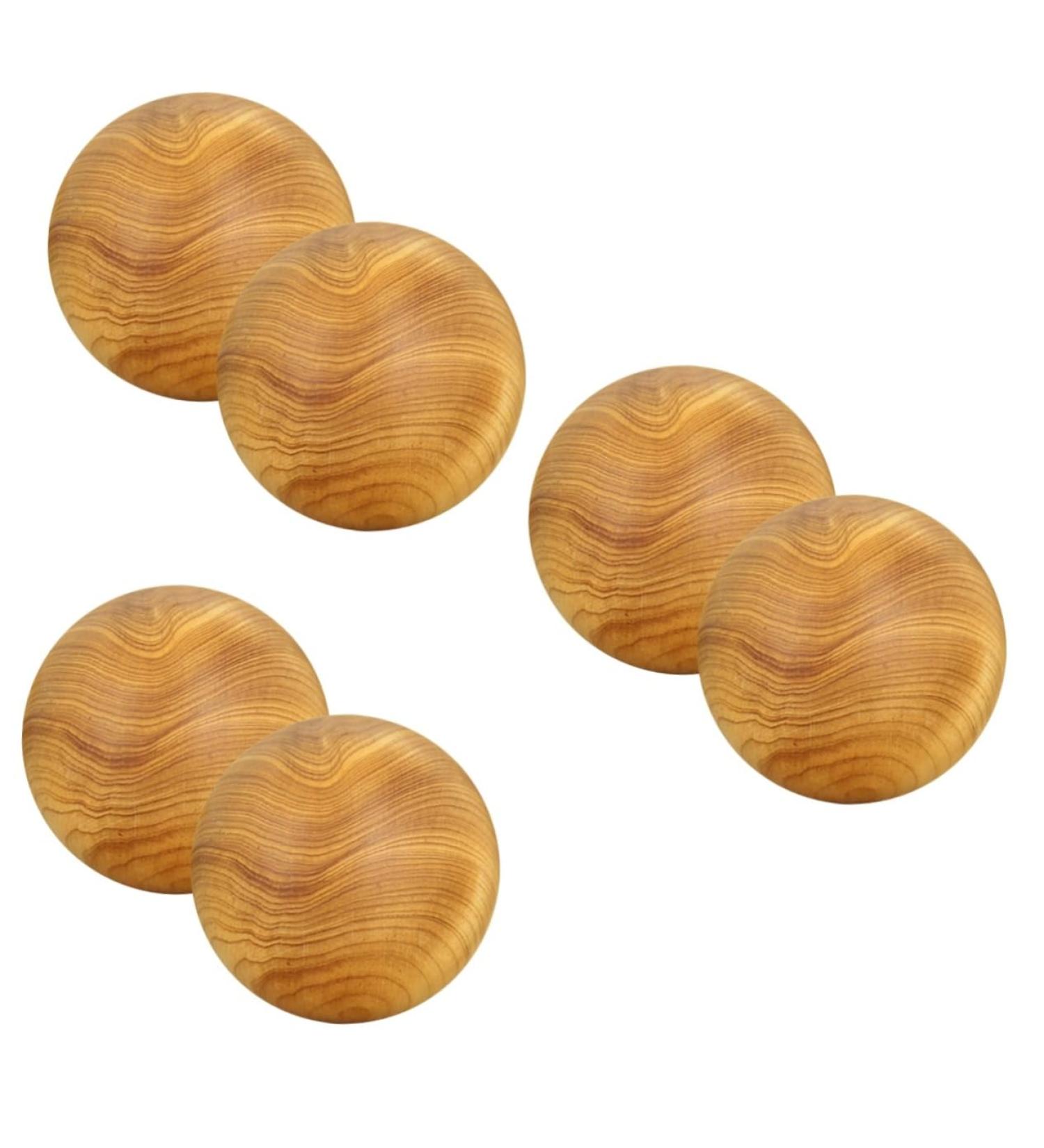 Magiclulu 6 STK Wooden Massage Balls & Hand Trainer - Stress Relief & Finger Massage Device for Neck & Hands - Buy Online on GoSupps.com