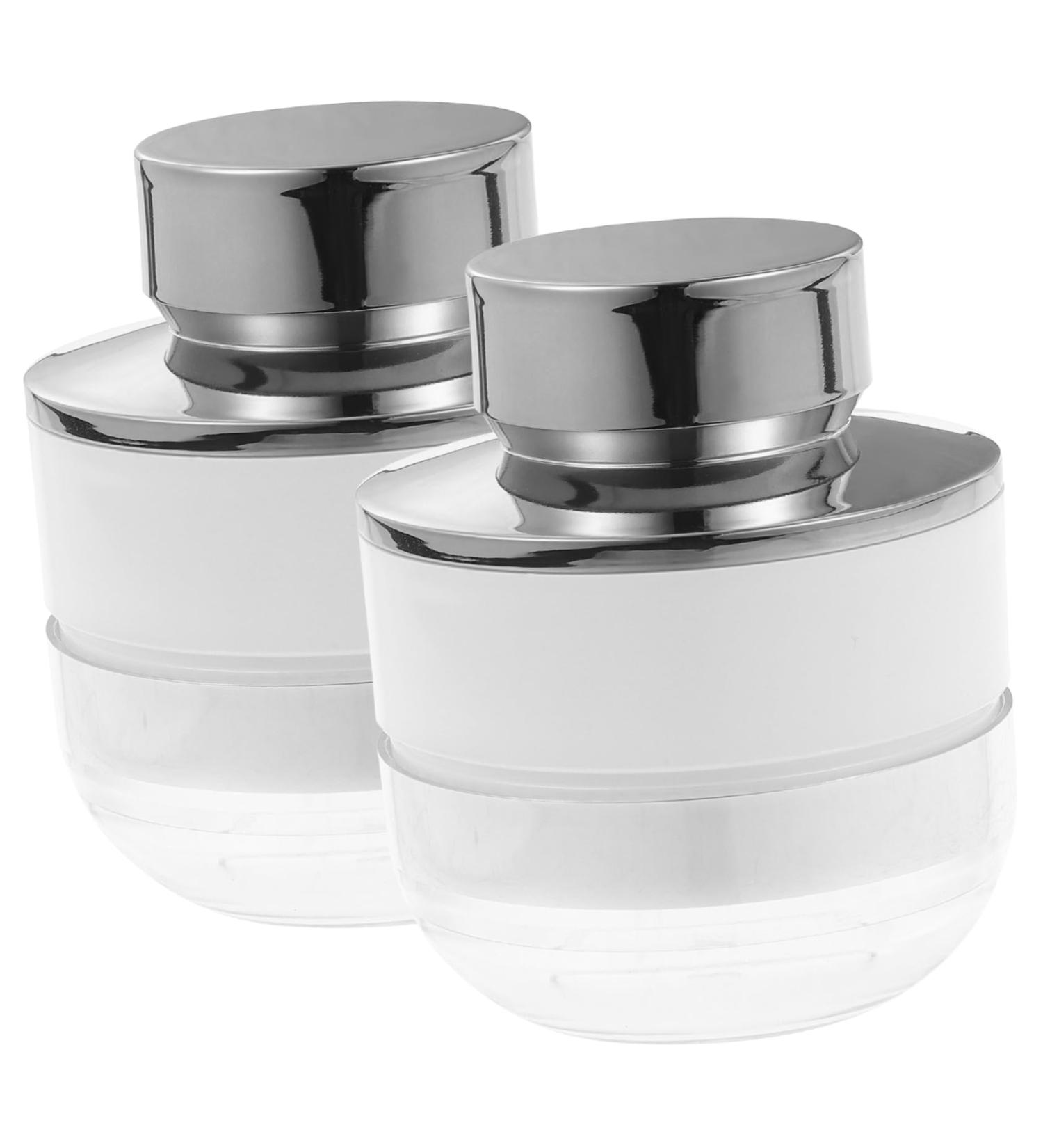 Beavorty 2pcs Mushroom Head Loose Powder Box Body Powder Empty Powder Case Mini Powder Puff Blusher Plastic 1 g (Pack of 1) As Shown - Buy Online on GoSupps.com