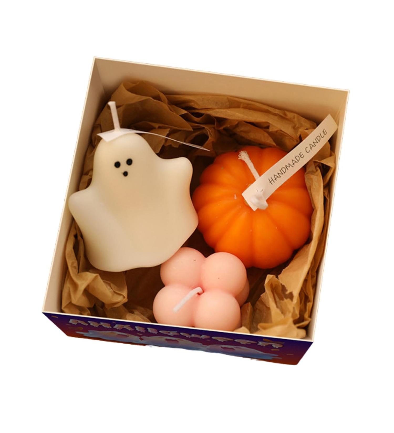 Halloween Candle Set - Cartoon Shape Scented Candles for Women | Natural Plant Aromatherapy | Perfect for Kids Halloween Party Supplies - Buy Online on GoSupps.com
