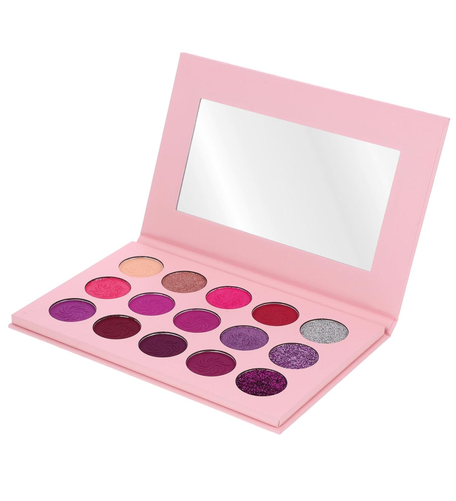 Beavorty 15 Eye Shadow Eyeshadow Palette Colorful Eyeshadow Powder Makeup Miss Glitter 1 count (Pack of 1) Purple - Buy Online on GoSupps.com