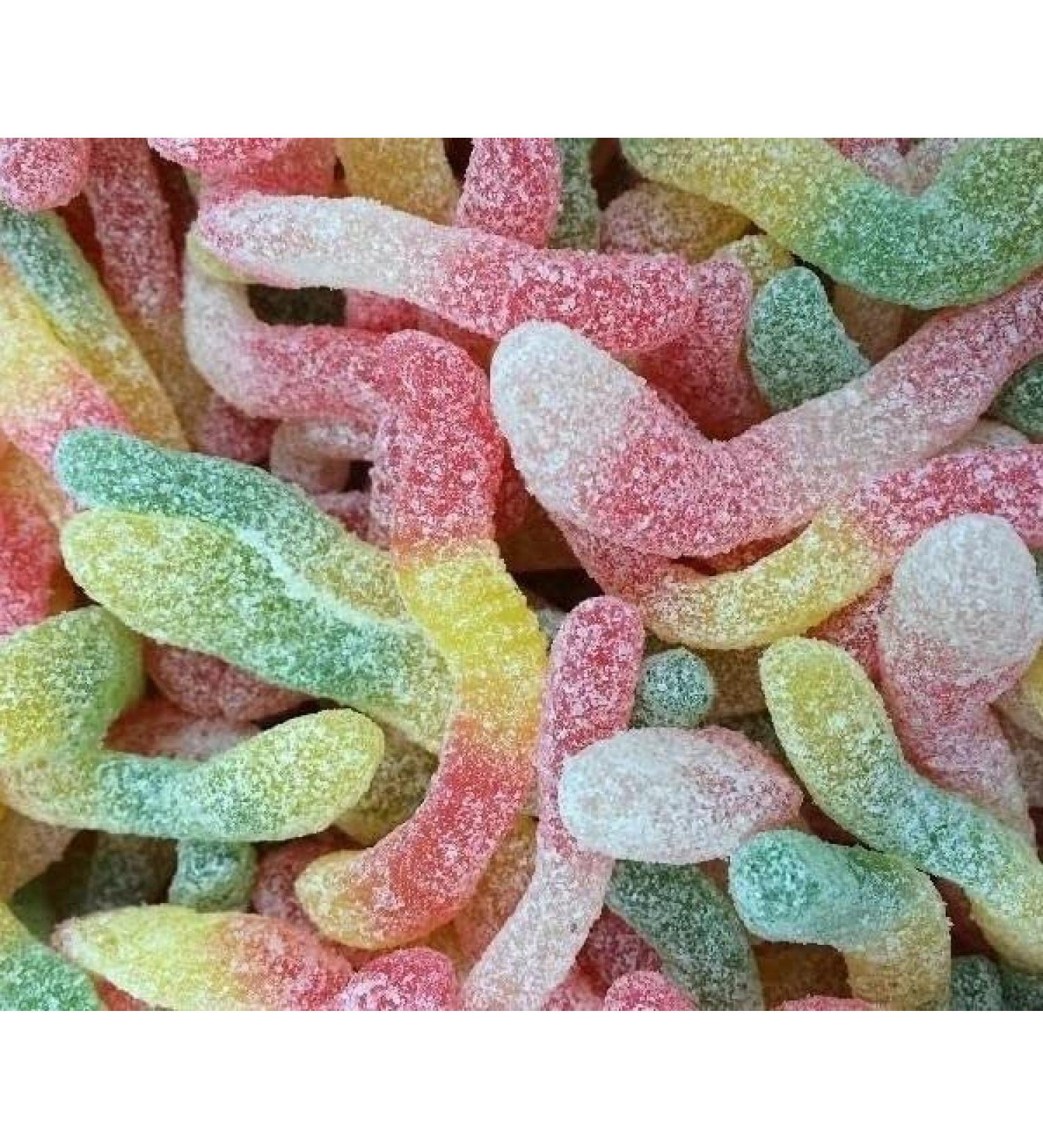 Ellies Jellies Fizzy Jelly Snakes 480g Rectangle Tub