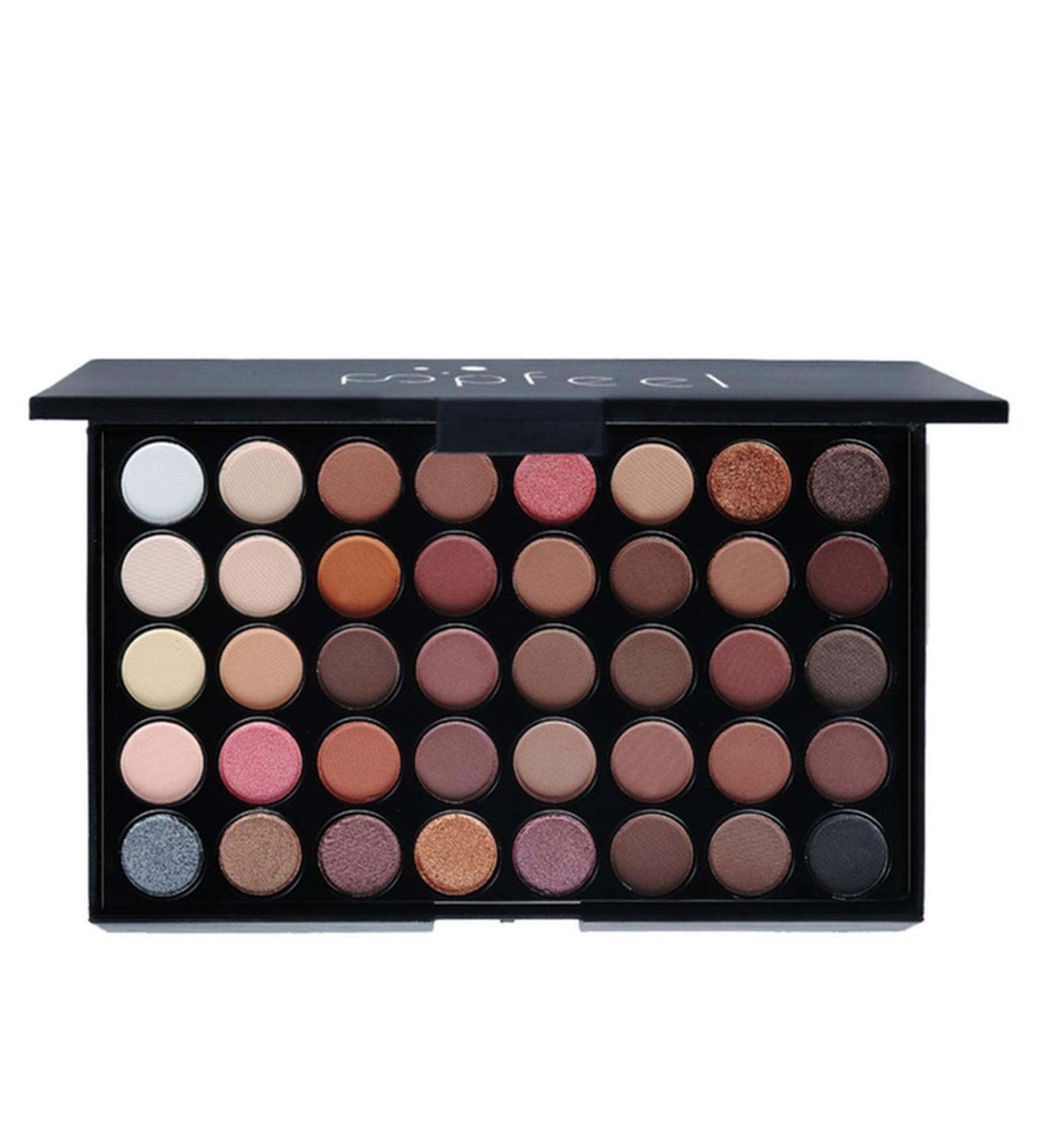JOYTILLGU Beauty Palette 40 Colors Highly Pigmented Nudes Warm Natural Matte Shine Cosmetic Eyeshadows Palette Palette Eyeshadow Palette China