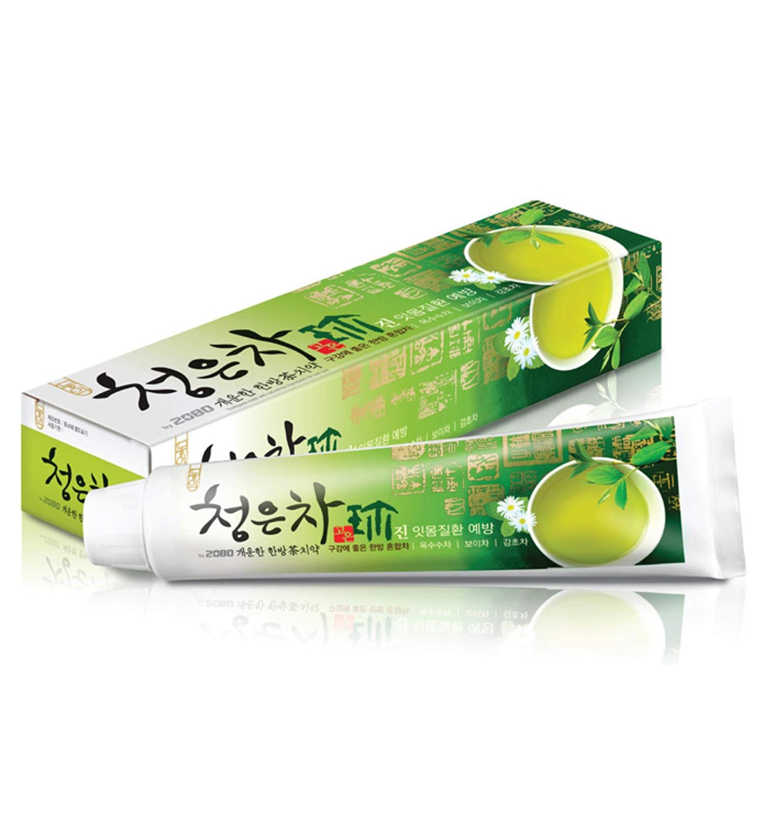 ChungunTea Herbal Tea Toothpaste - Korean Oral Care 4.58 Oz - 3 Pack | International Shipping Available - Buy Online on GoSupps.com