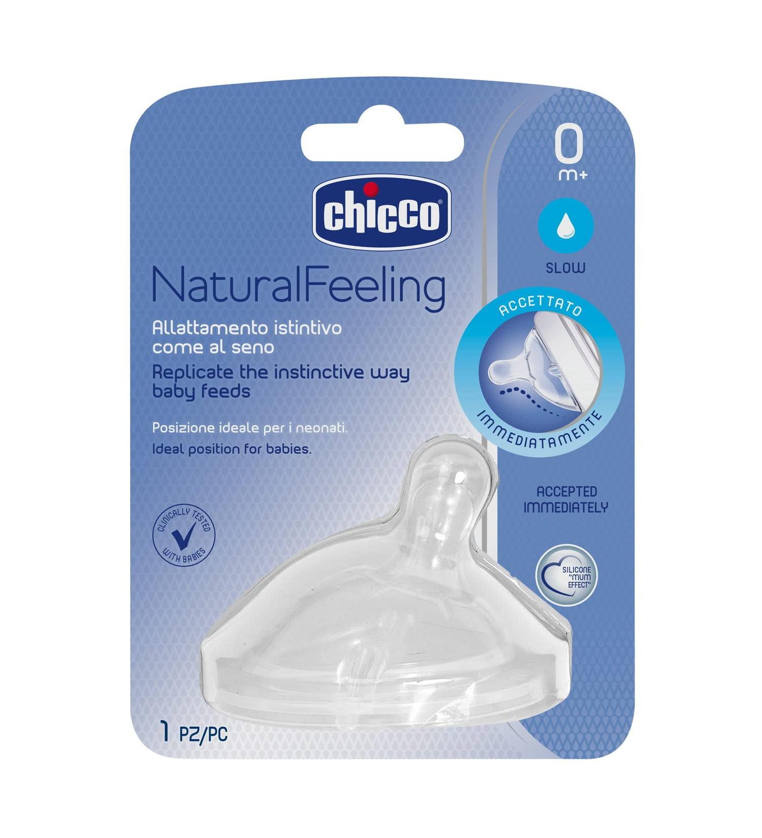 Chicco NaturalFeeling Teat - 0M+ (Normal Flow) | Buy Online - Buy Online on GoSupps.com