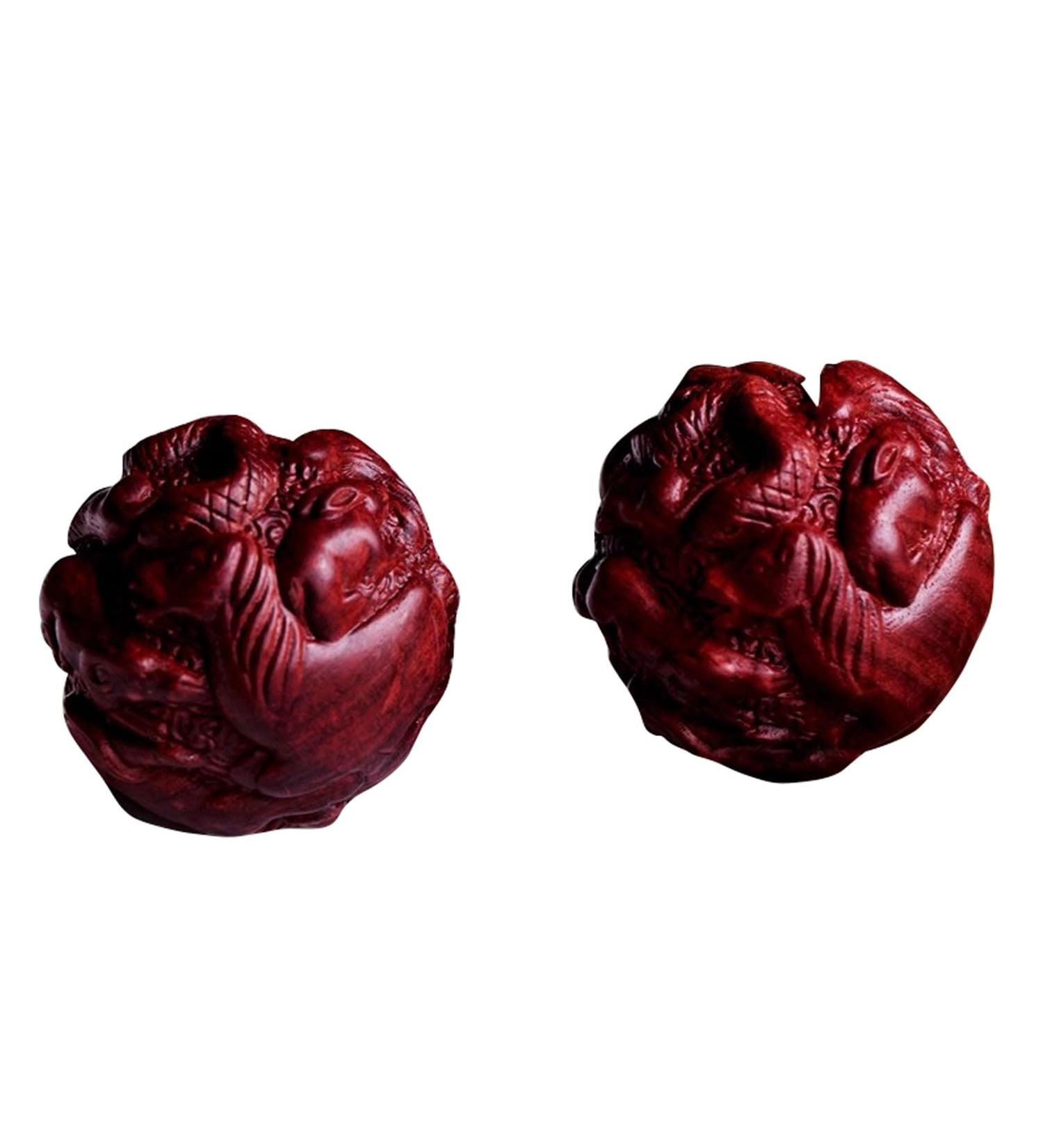 Unbit Baoding Ball Stretcher - Magnetic Stress Relief & Zodiac Massage Fitness Ball (50mm) - Buy Online on GoSupps.com