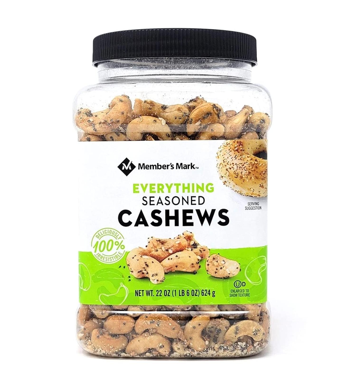 Member's Mark Everything Seasoned Cashews - 22 Oz (1.37 lb) - Pack of 1 - Buy Online on GoSupps.com