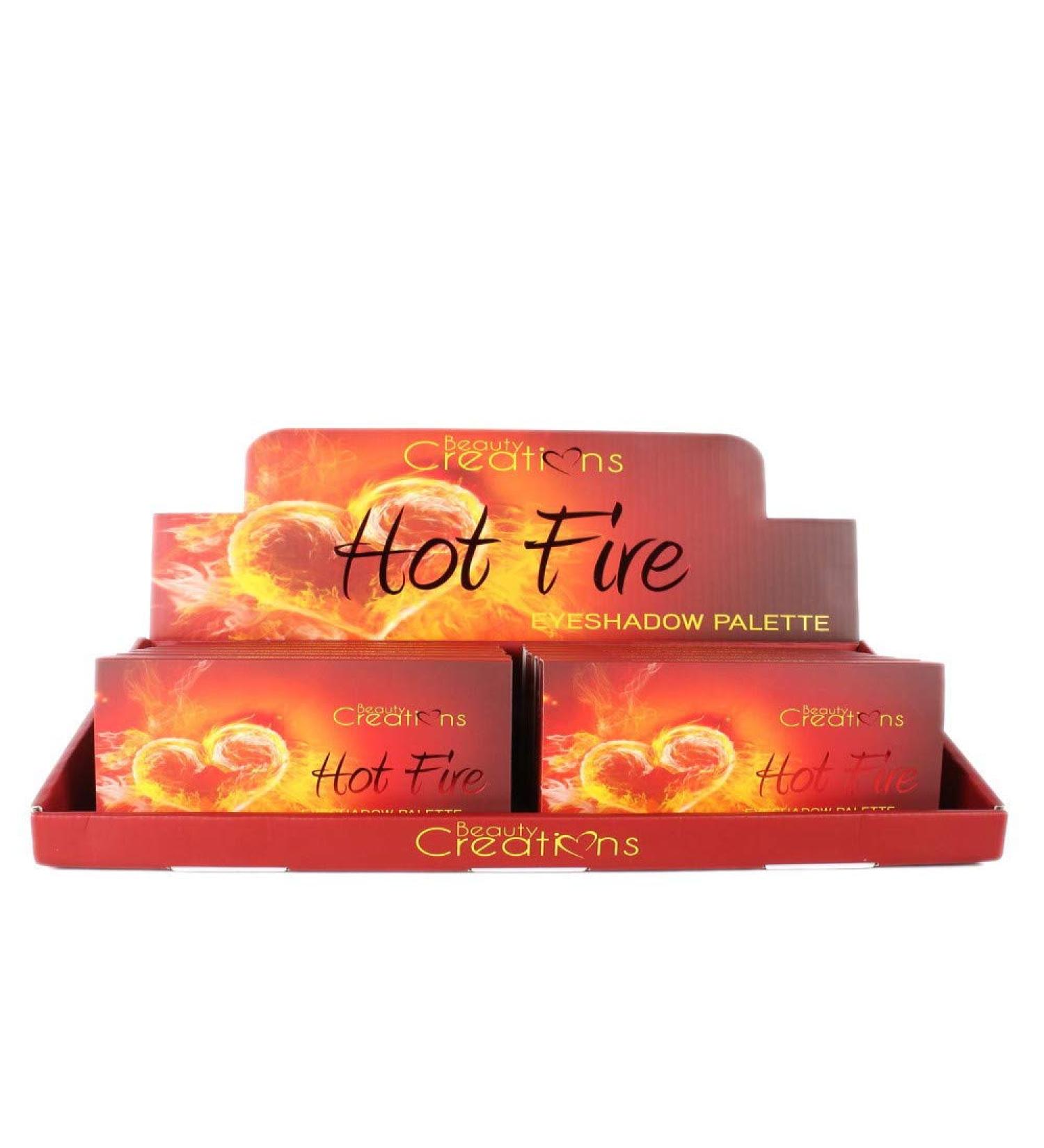 Beauty Creations Hot Fire Eyeshadow Palette Display Set 12 pcs 3.25 Pounds