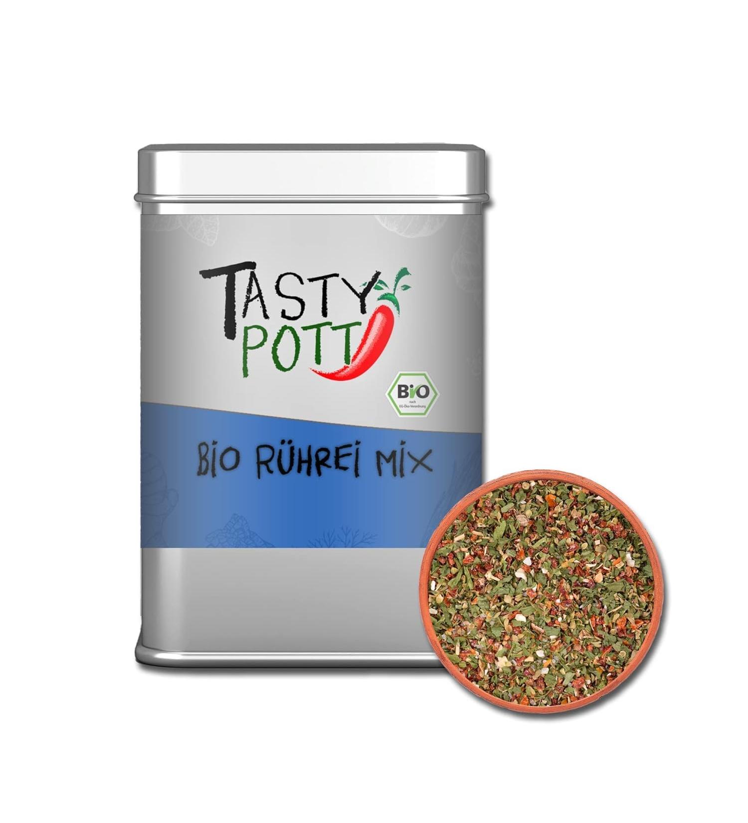 Jeske Sports Supplies Tasty Pott Spice mixtures 1 I spices I spices I spice mixtures I herbs I spices I spice powder organic stir mix 80 g - Buy Online on GoSupps.com