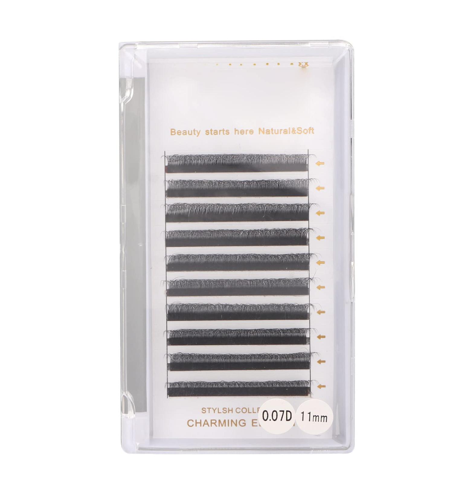 3D Clusters Fanning Lashes 10 Rows 0.07mm D Curl Light Soft Extension False Eyelashes for Makeup 11mm Length Extension False Eyelash - Buy Online on GoSupps.com