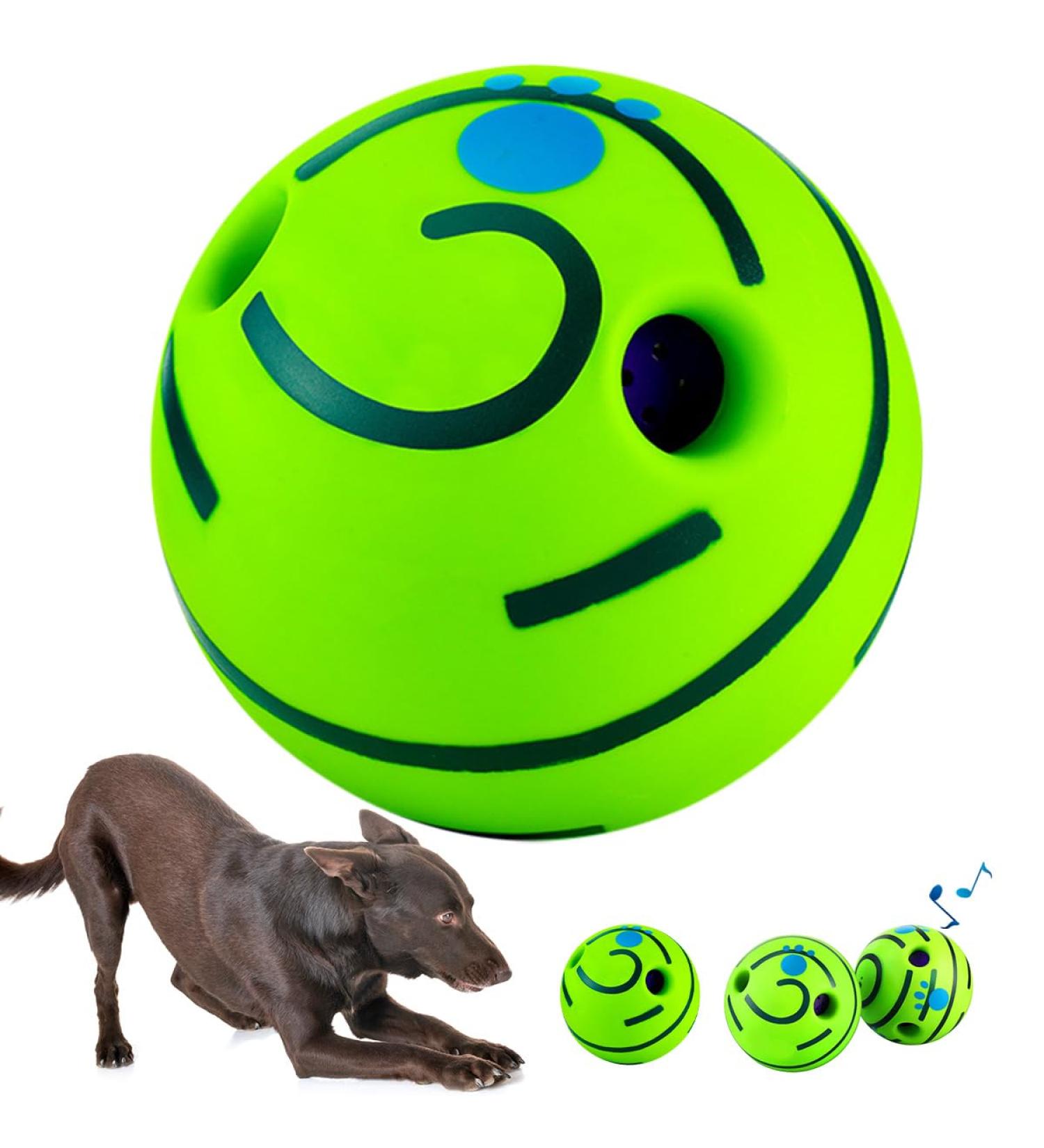 ZUNAX Giggle Ball For Dogs Interactive Dog Toy Ball Dog Squeaky Ball With Funny Sounds Dog Toy For Boredom and Anxiety For Small Medium And Large Dogs - Buy Online on GoSupps.com