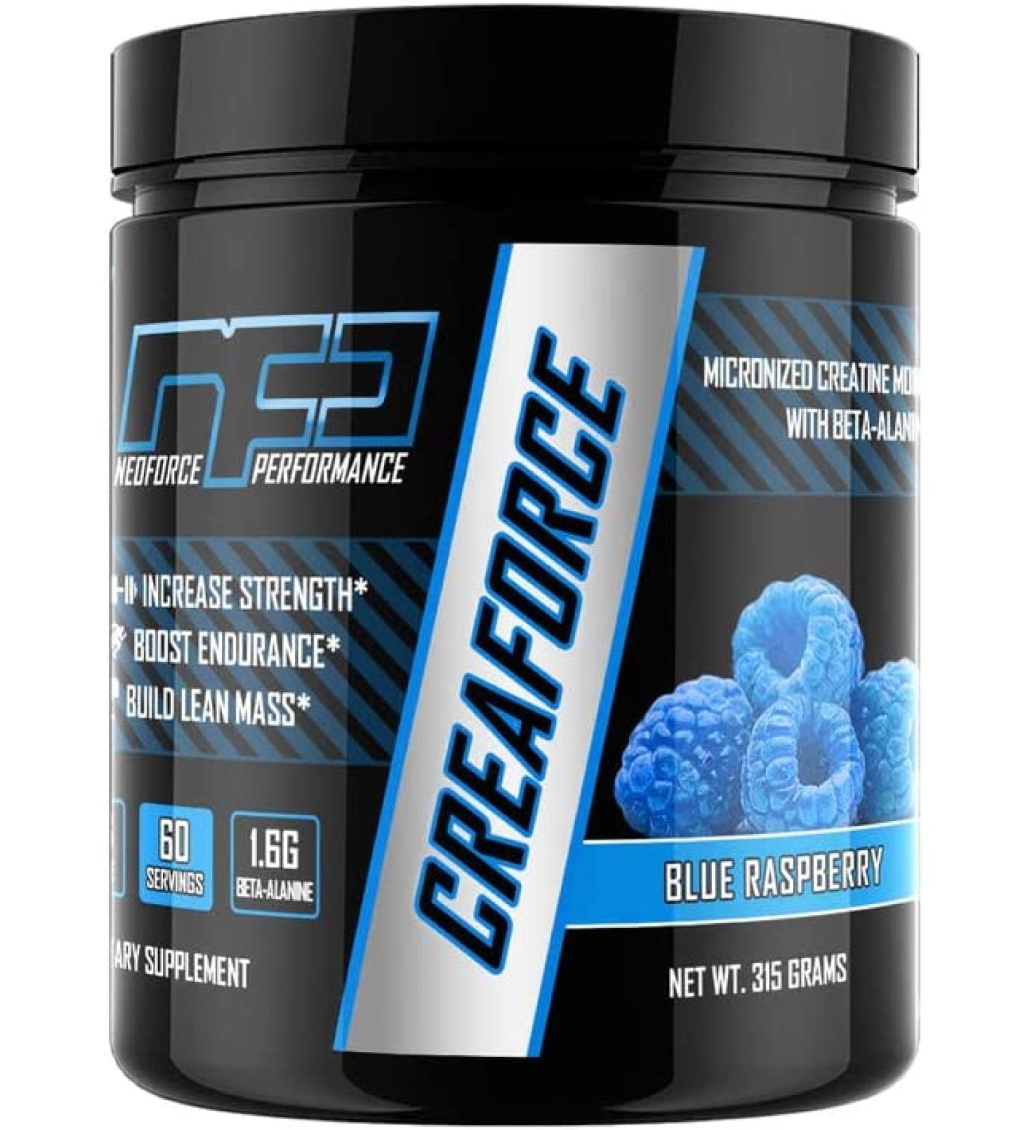 NEOFORCE PERFORMANCE CREAFORCE Creatine & Beta-Alanine - Blue Raspberry 60 Servings - Buy Online on GoSupps.com