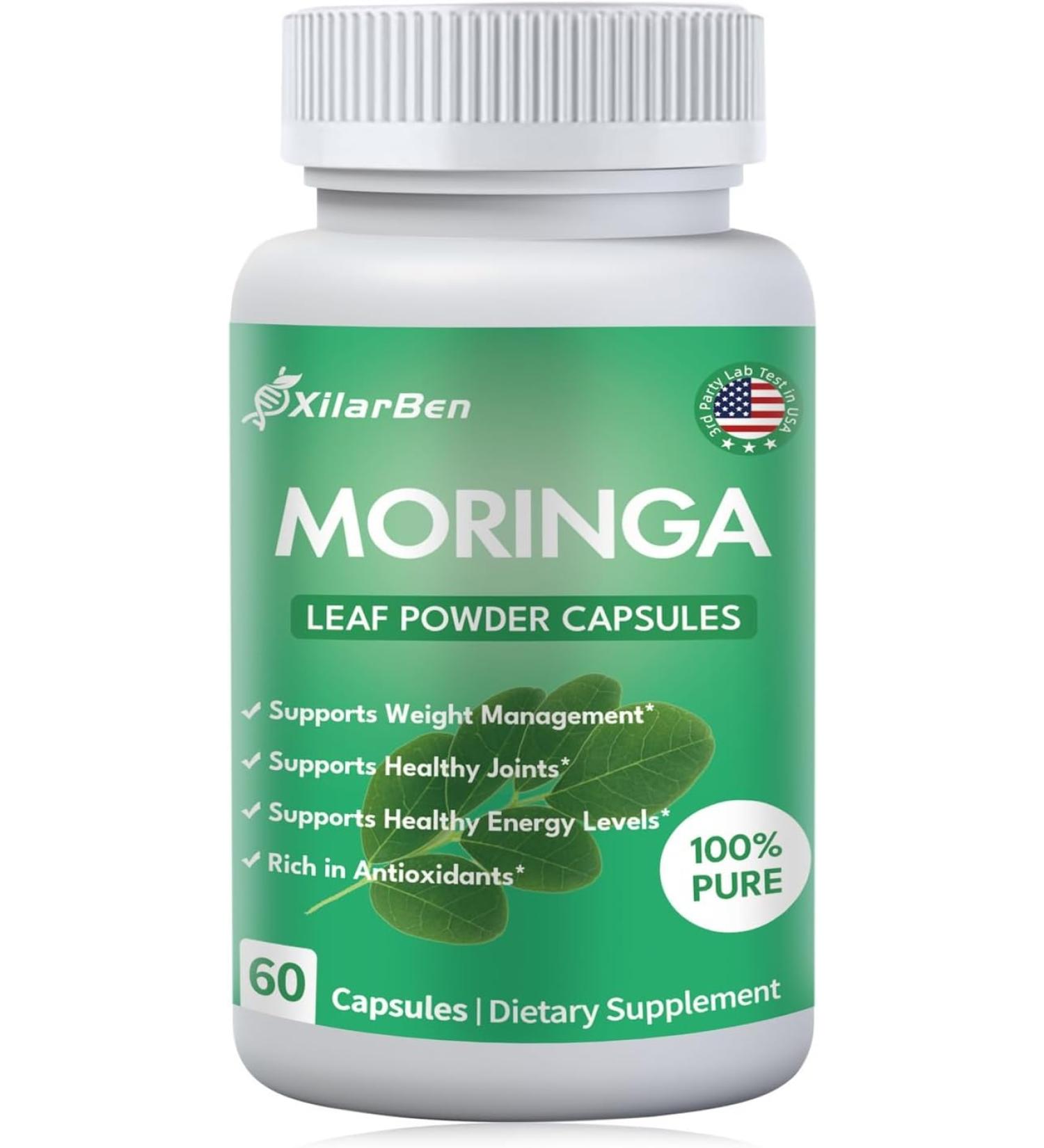 Pure Moringa Capsules for Women - 60 Capsules - Buy Online on GoSupps.com