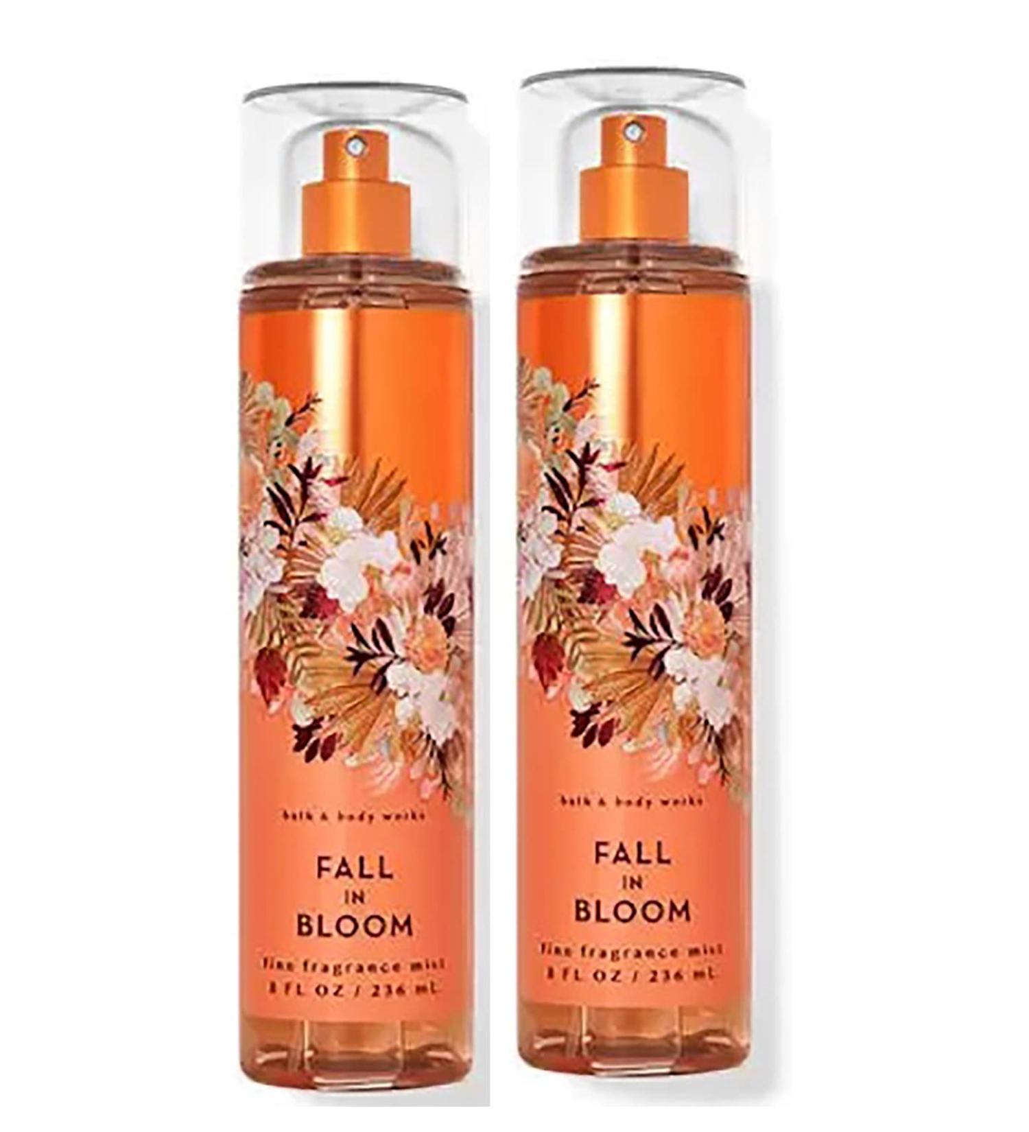 Bath & Body Works Fall in Bloom Fine Fragrance Body Mist Gift Set 8 oz Pack Lot of 2 (Fall in Bloom) Fall In Bloom 8 Fl Oz (Pack of 2)