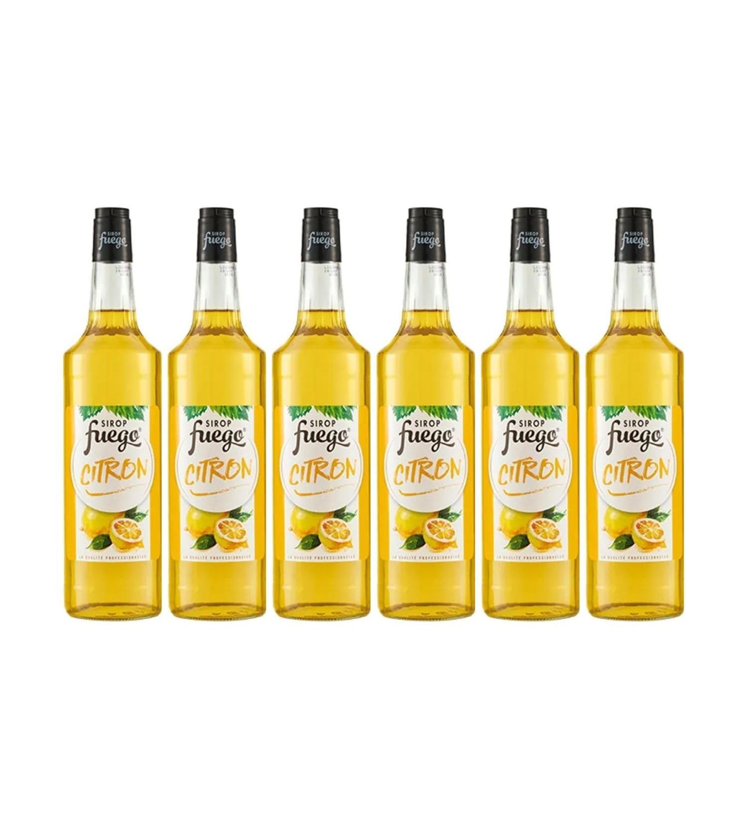 Fuego Lemon Syrup - 6 x 1 L