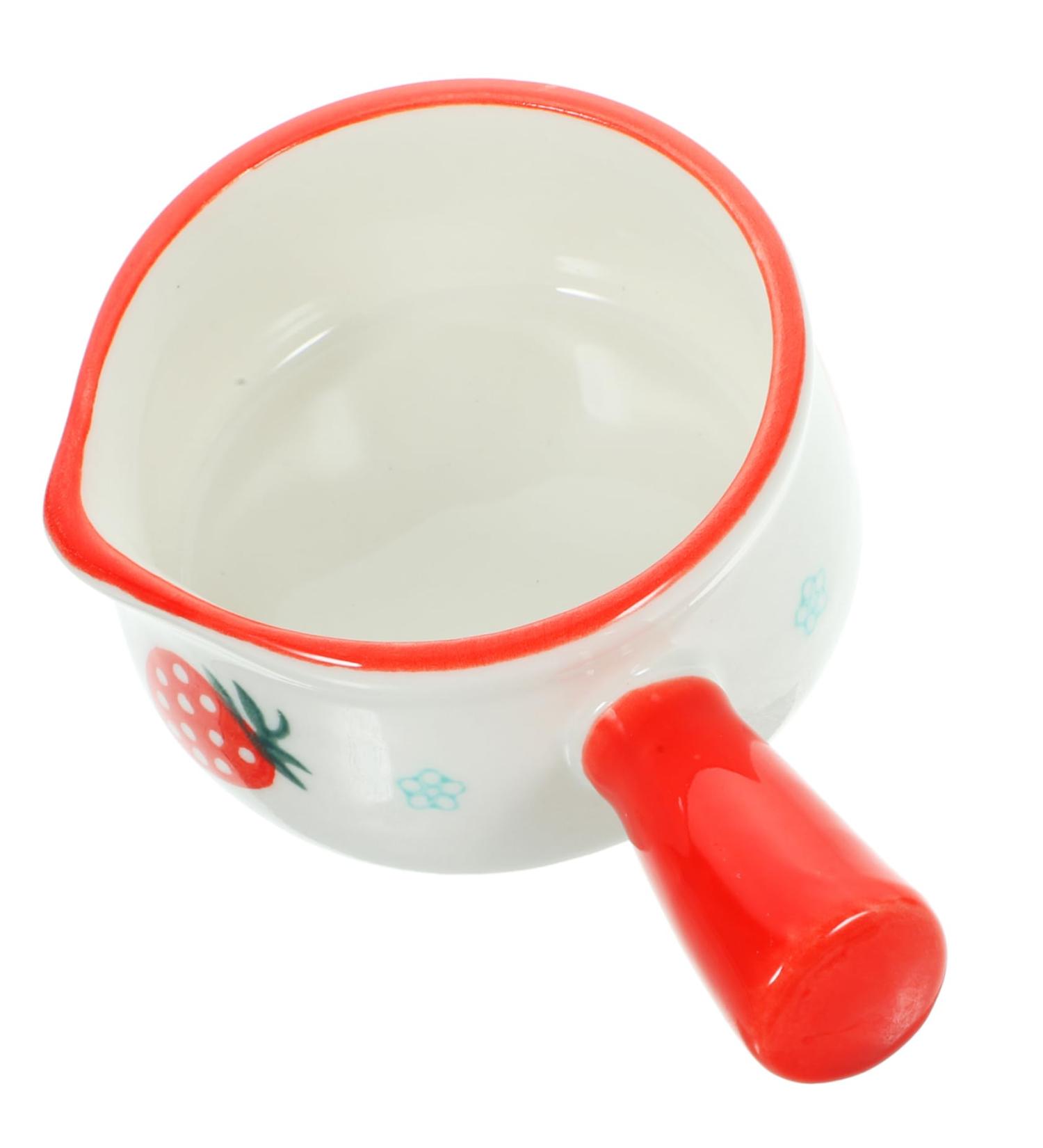 COLLBATH Milk Cup Candy Melting Pot Spice Seasoning Containers Milk Jug Porcelain Milk Pitcher Food Ceramics Assorted Color 9.8x6cm - Buy Online on GoSupps.com
